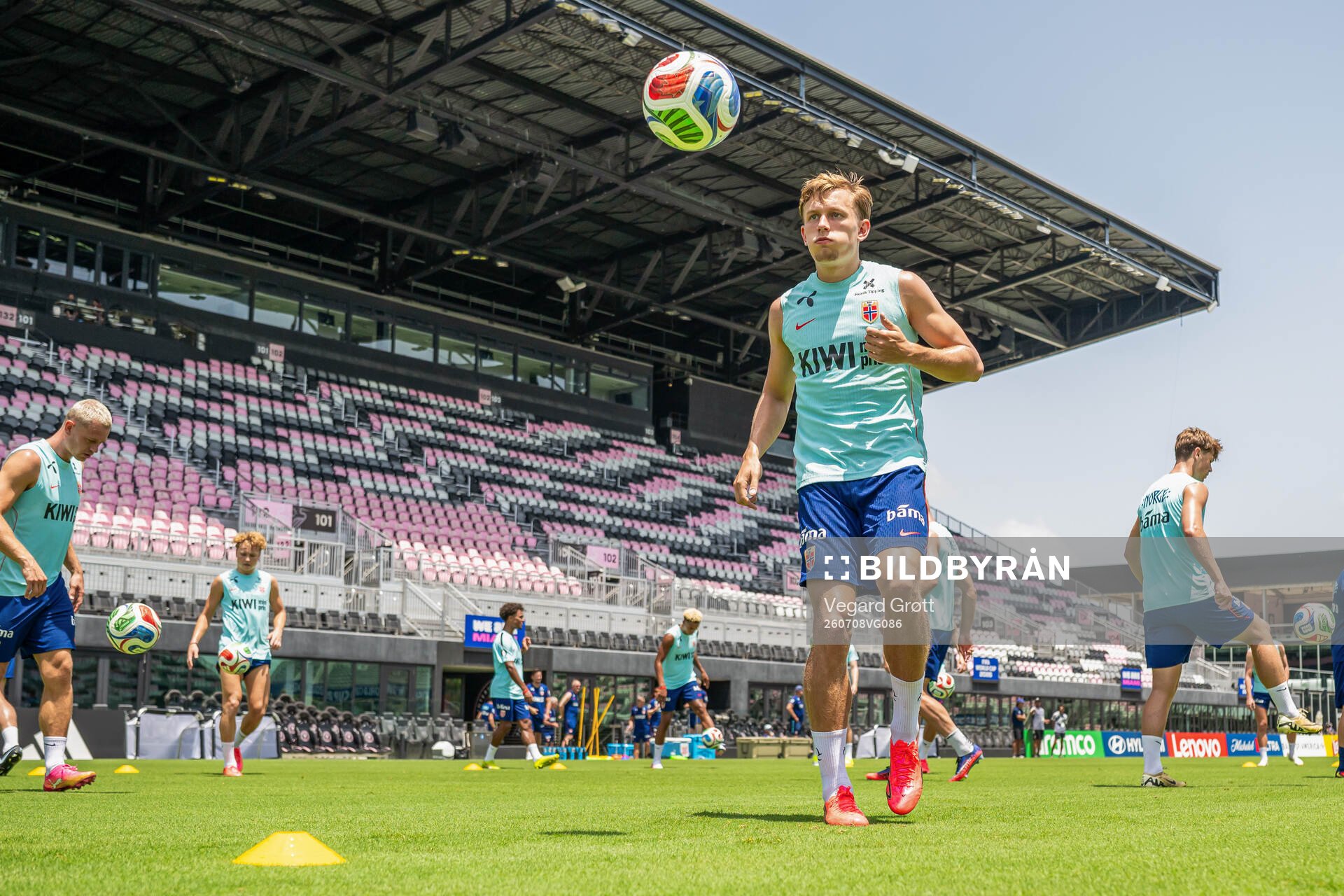 Marcus Holmgren Pedersen of the Norwegian national football
