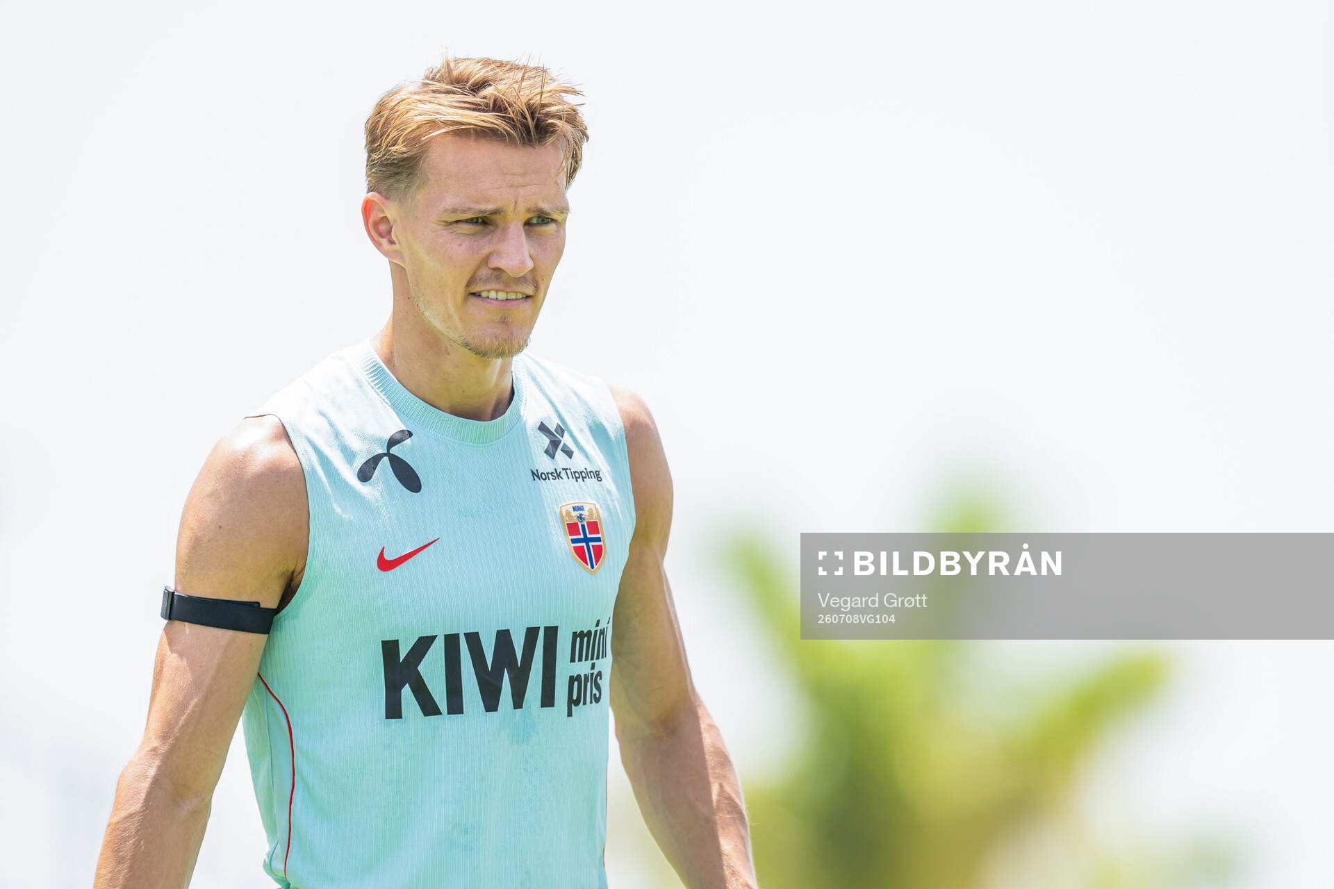 Martin Ødegaard of the Norwegian national football team at