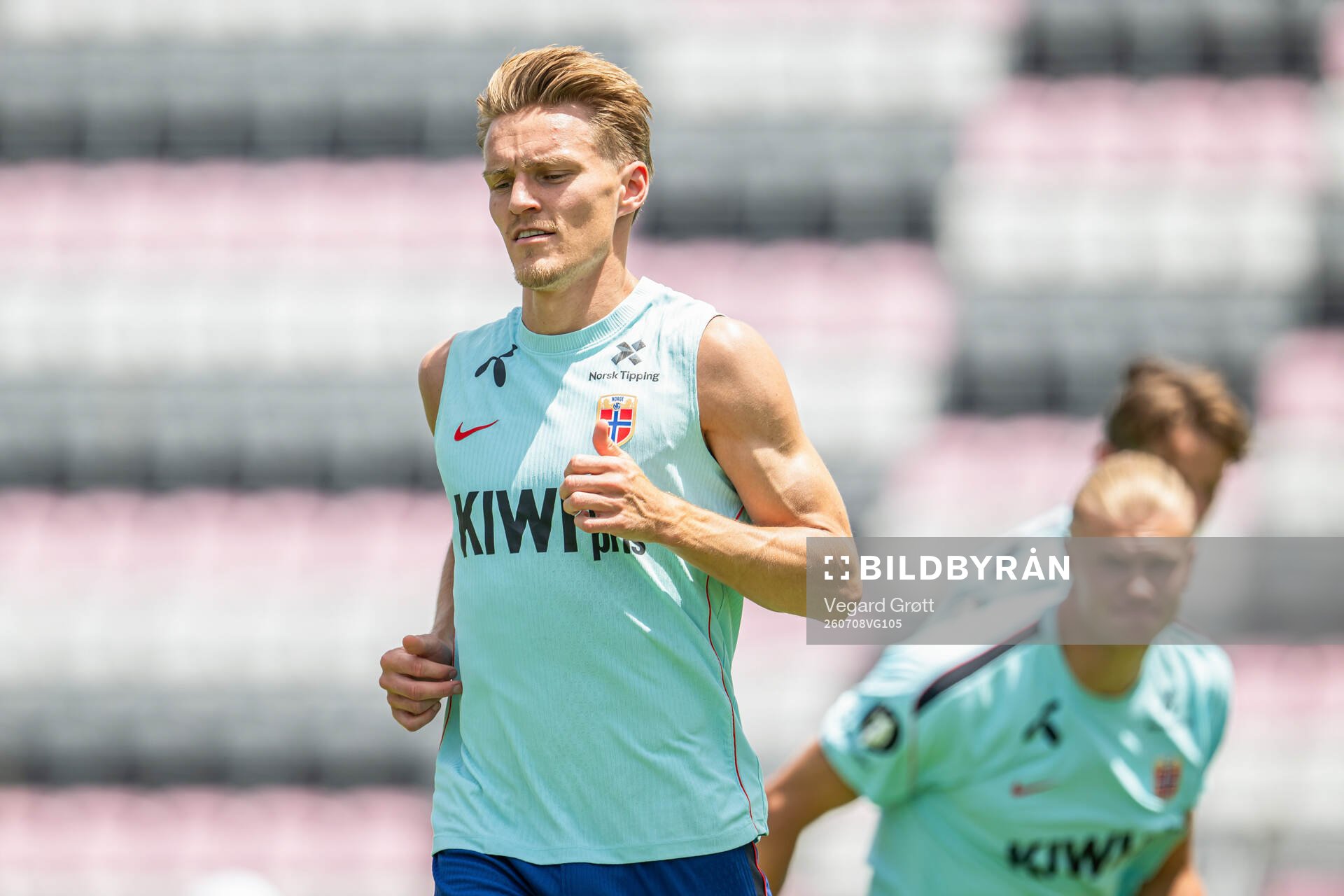 Martin Ødegaard of the Norwegian national football team at