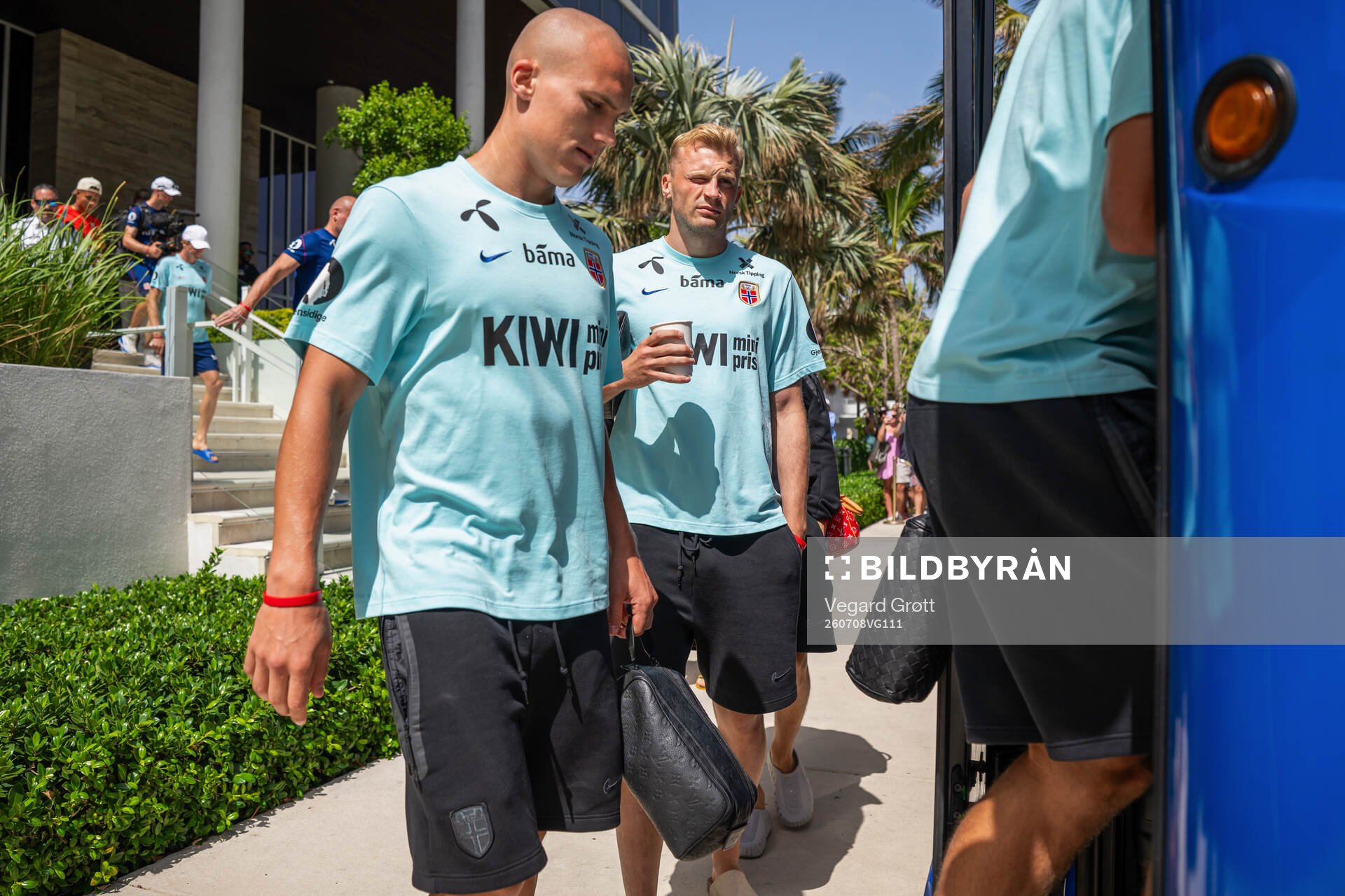 Leo Østigård and Sondre Langås of the Norwegian national