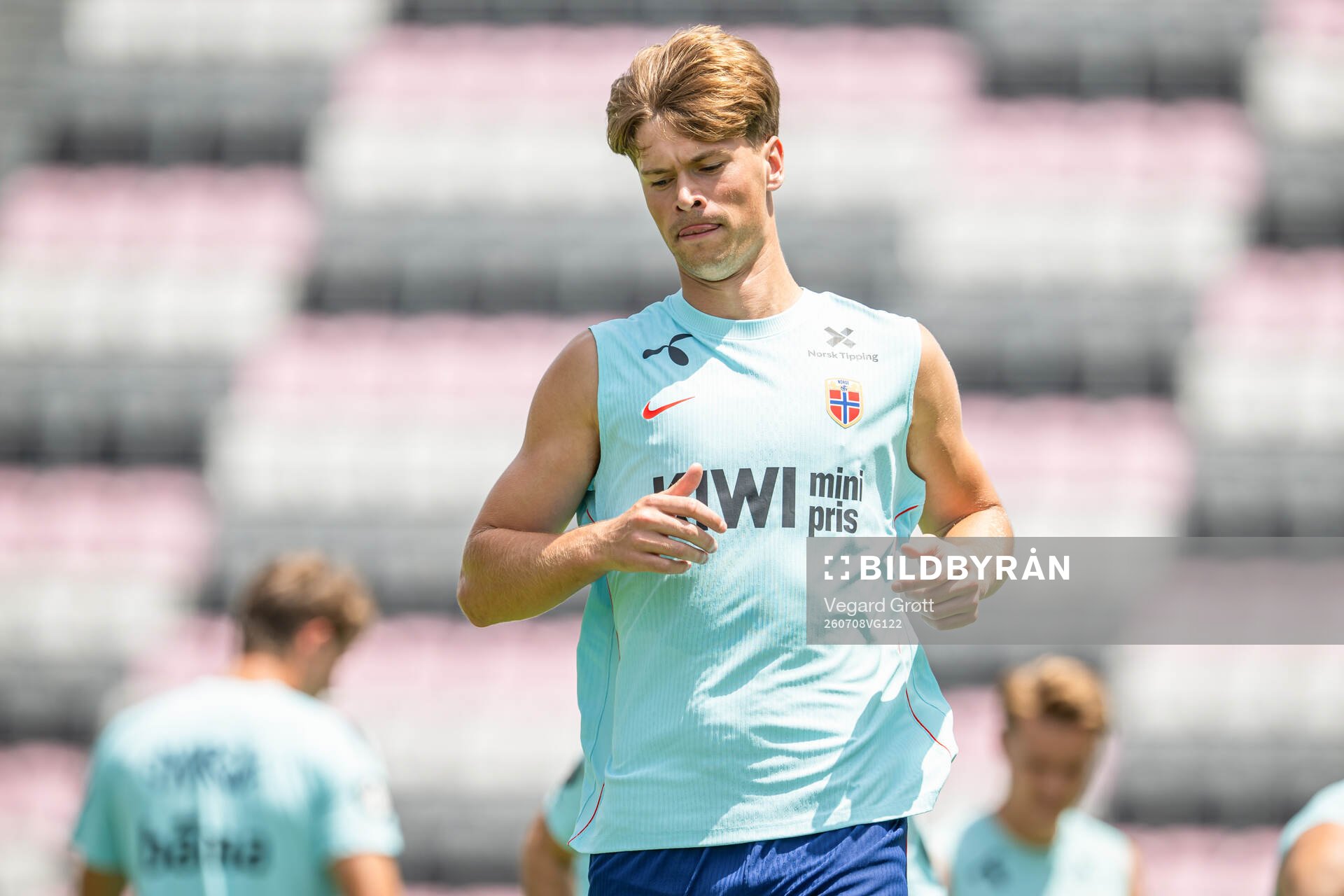 Henrik Falchener of the Norwegian national football team at