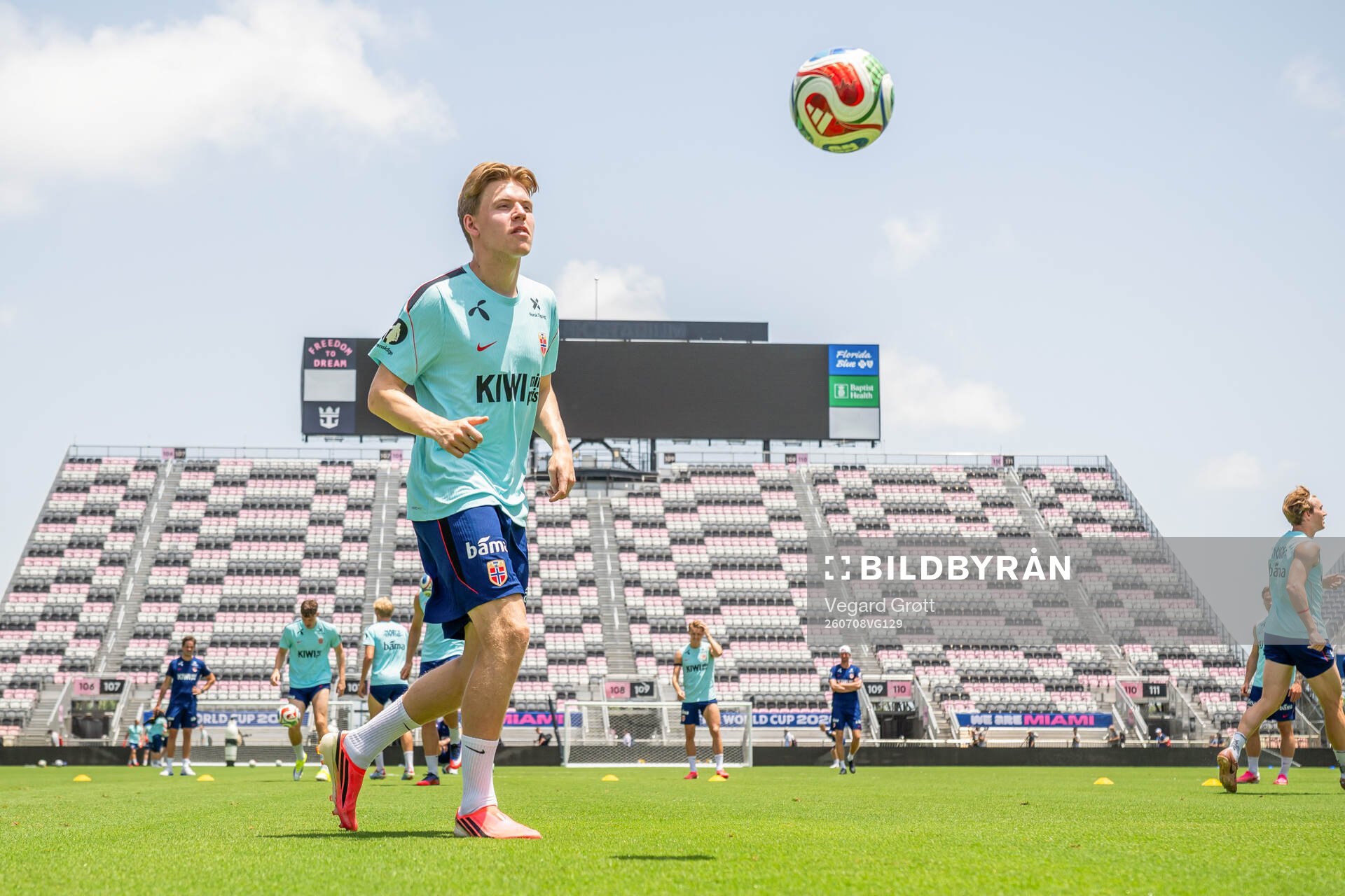 Jens Petter Hauge of the Norwegian national football team