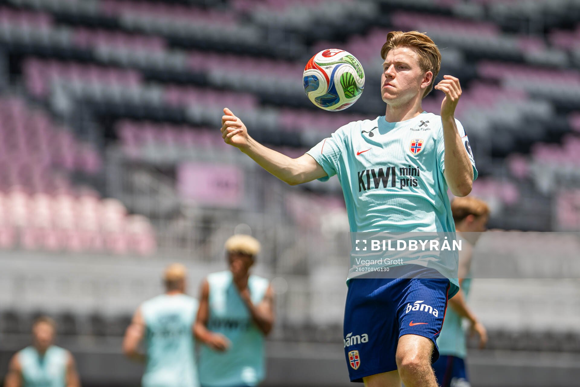 Jens Petter Hauge of the Norwegian national football team