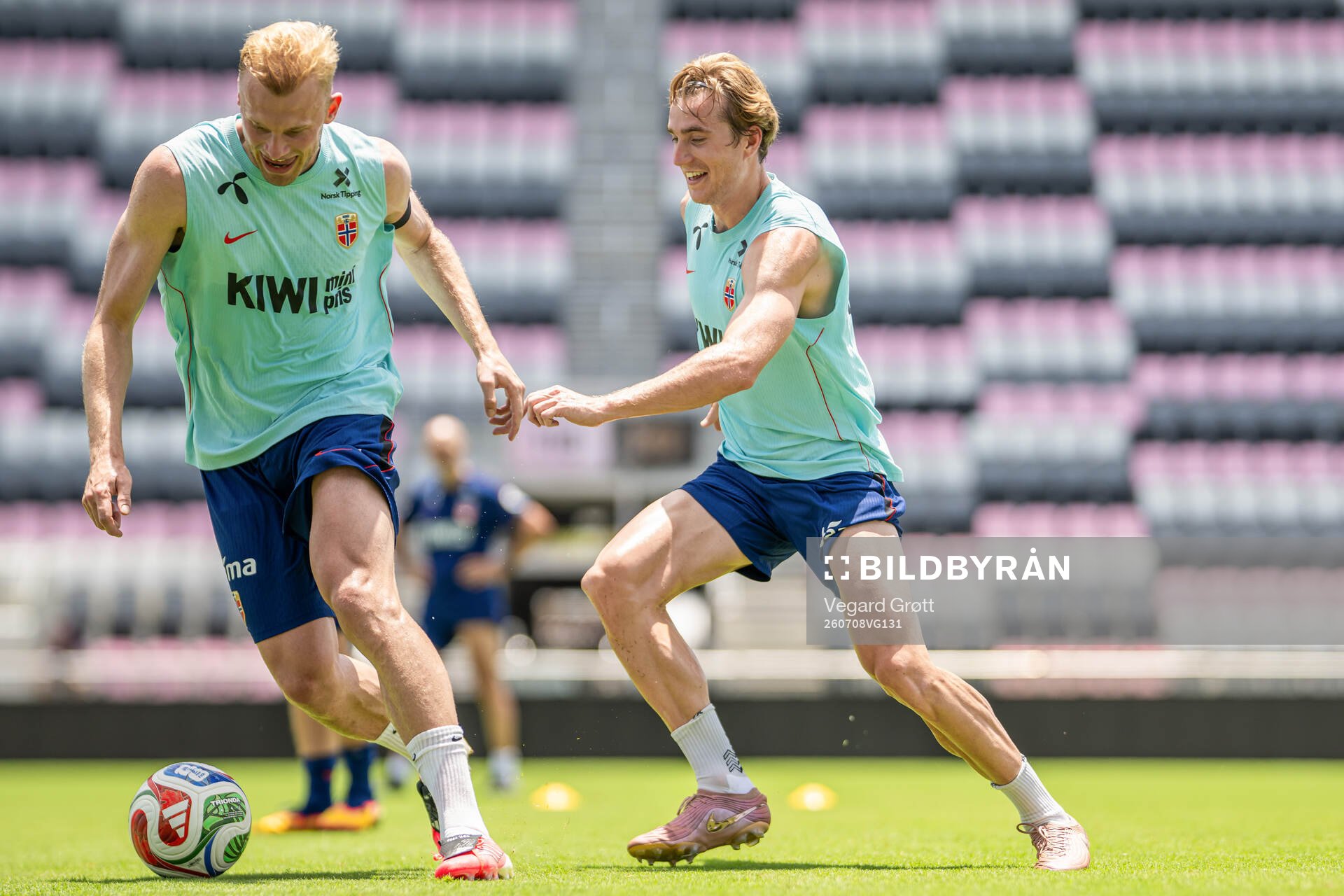 Sondre Langås and Kristian Thorstvedt of the Norwegian
