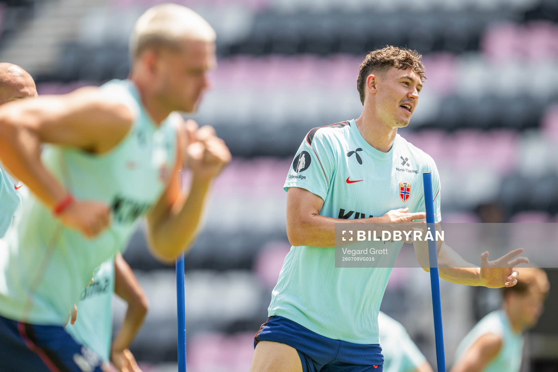 Jørgen Strand Larsen of the Norwegian national football