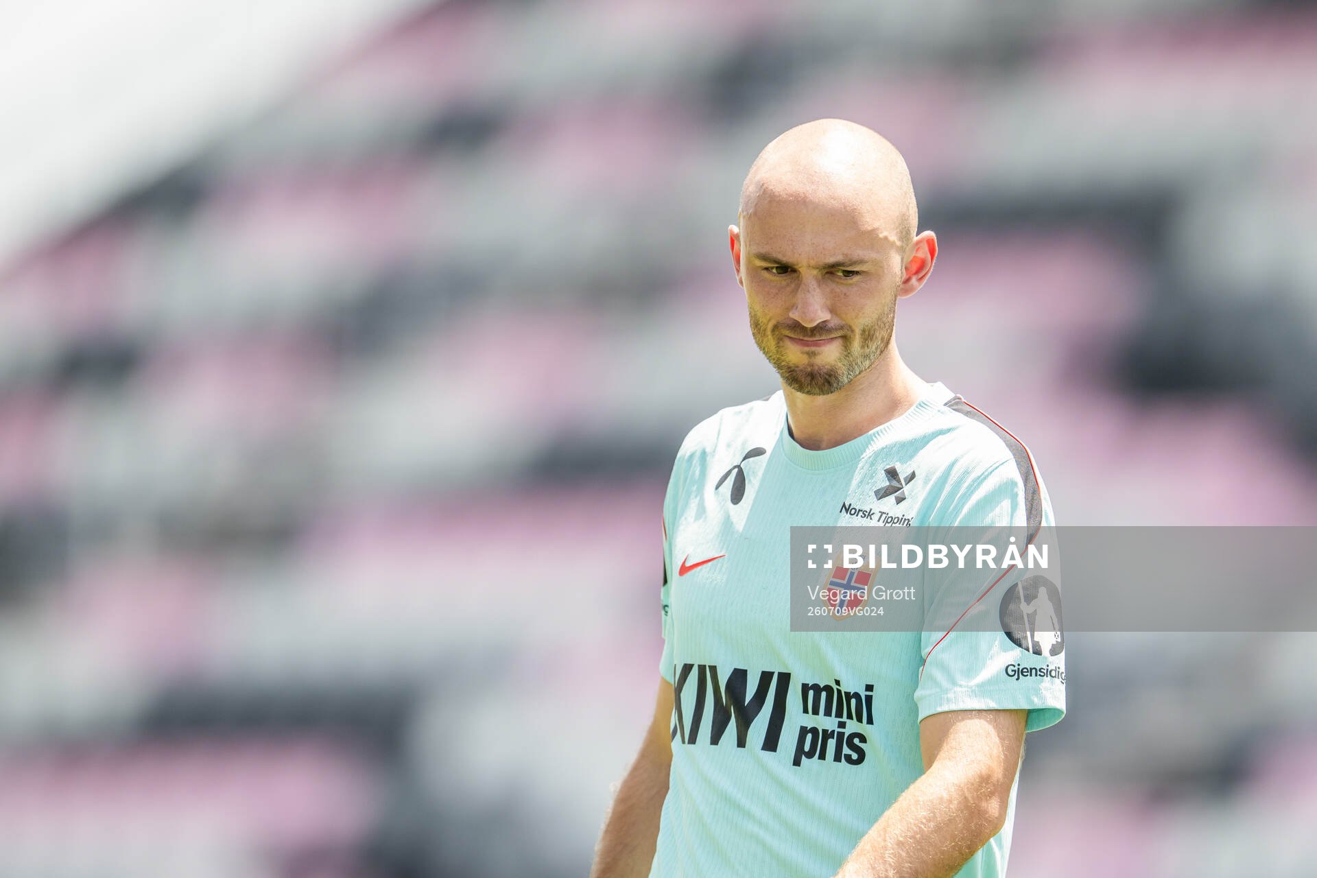 Fredrik Aursnes of the Norwegian national football team at