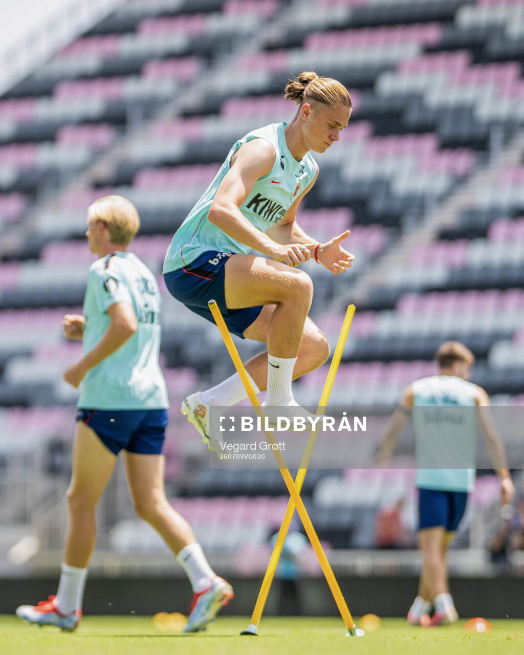 Thelo Aasgaard of the Norwegian national football team at a