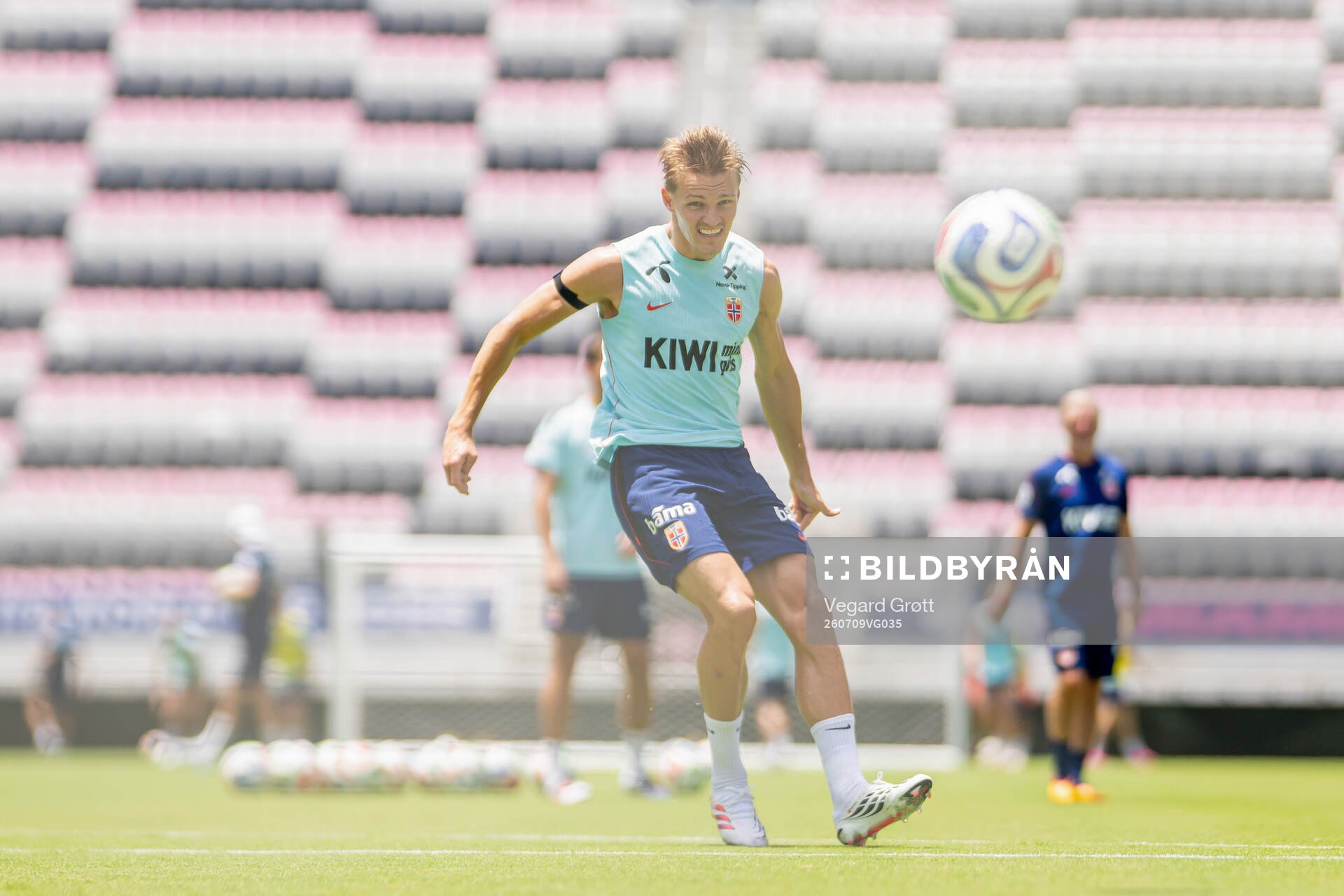 Martin Ødegaard of the Norwegian national football team at