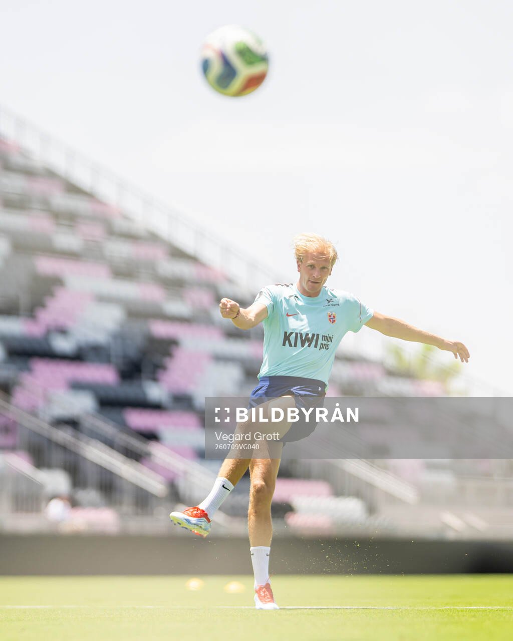 Morten Thorsby of the Norwegian national football team at a