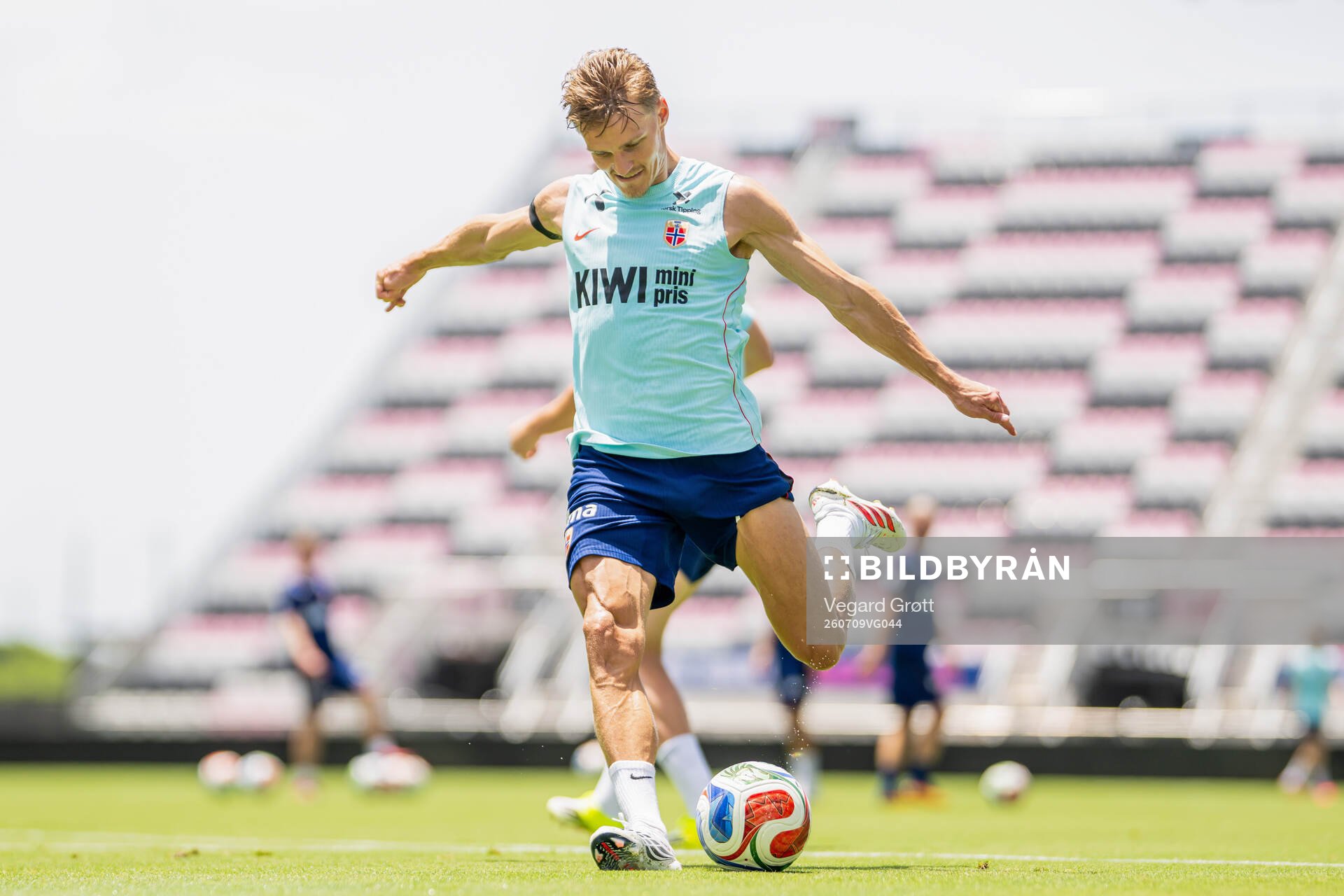 Martin Ødegaard of the Norwegian national football team at