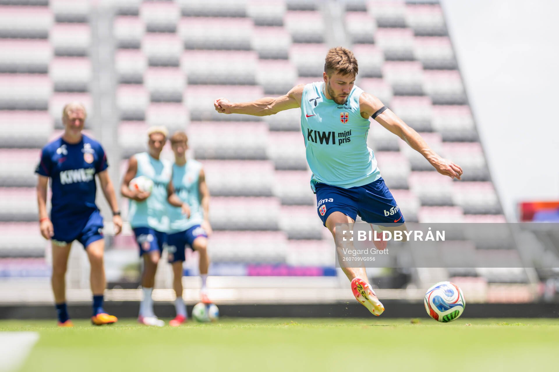 Fredrik André Bjørkan of the Norwegian national football
