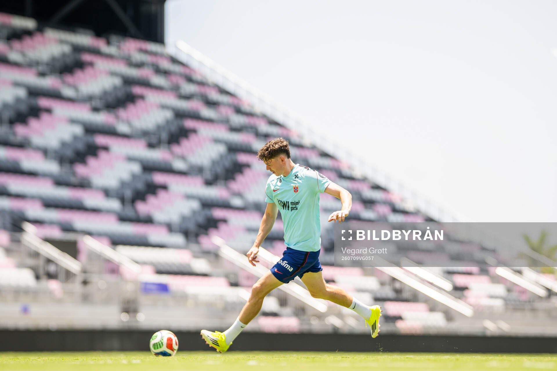 Jørgen Strand Larsen of the Norwegian national football
