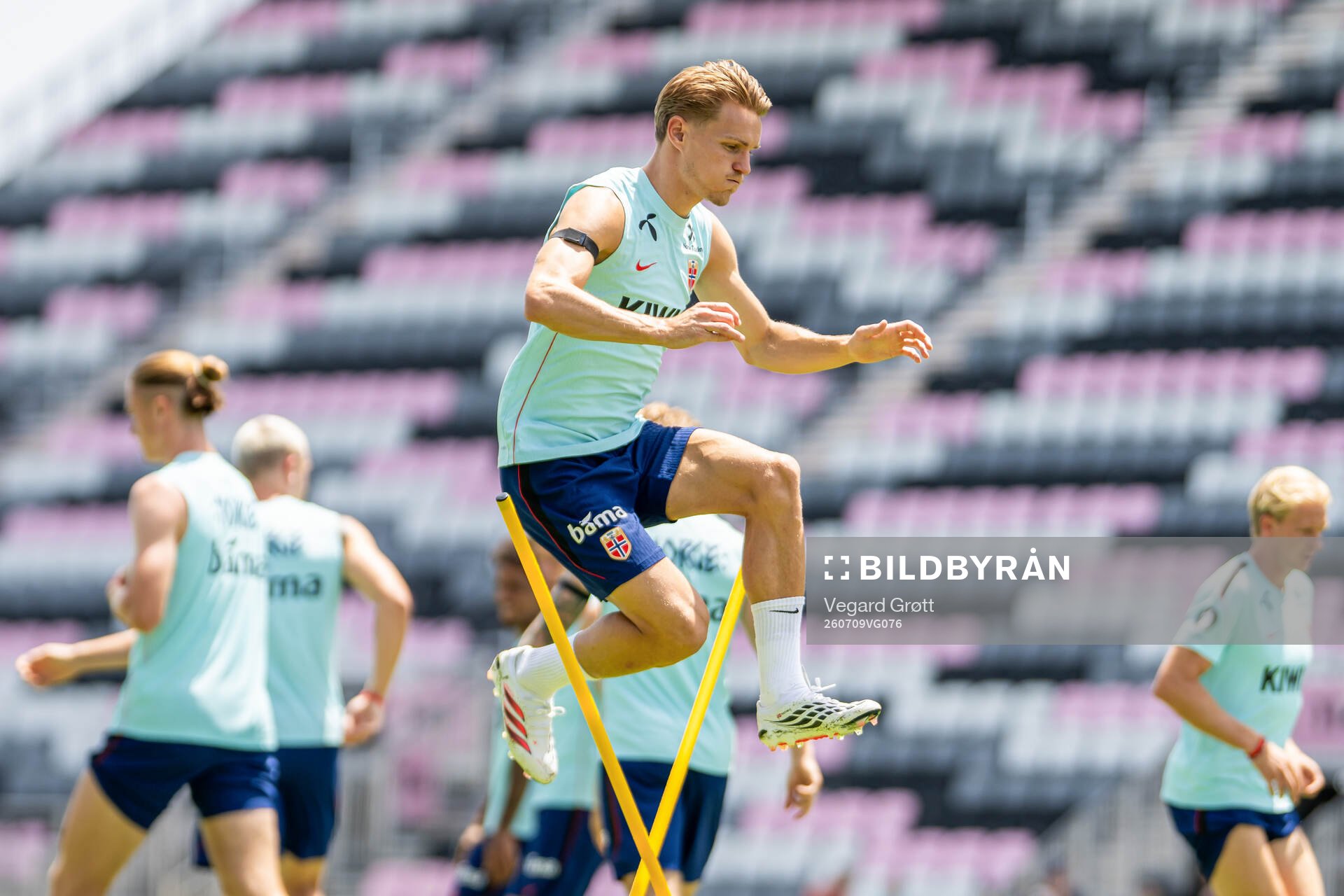 Martin Ødegaard of the Norwegian national football team at