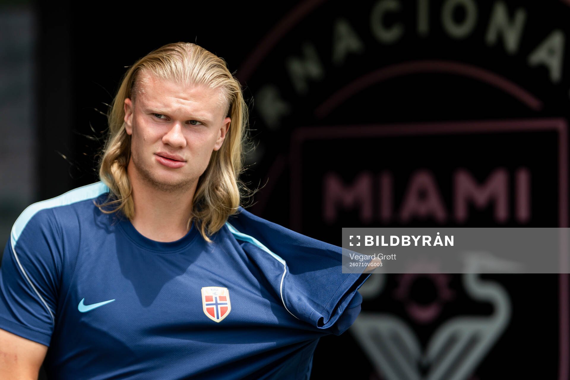 Erling Braut Haaland of the Norwegian national football