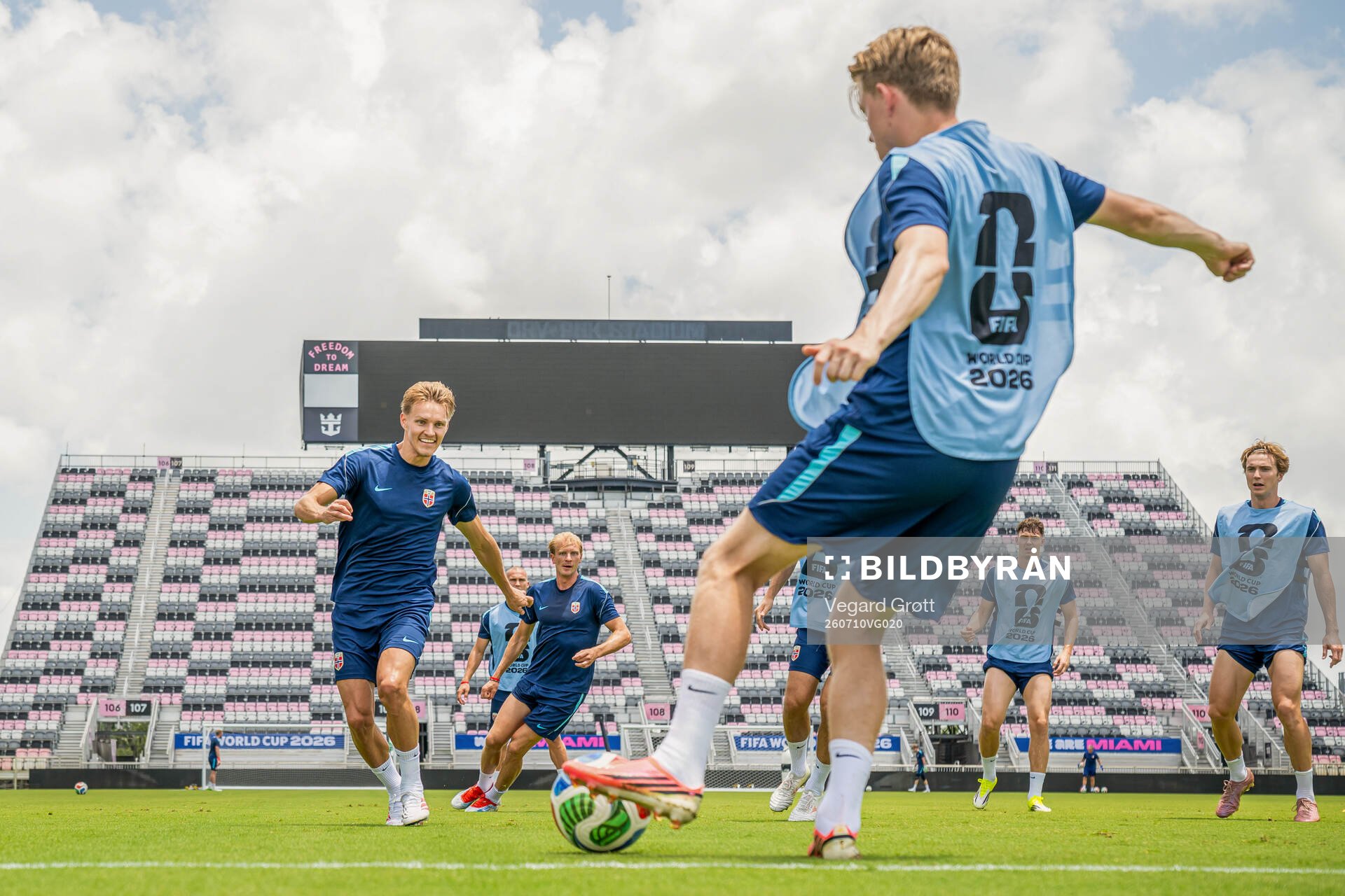Martin Ødegaard of the Norwegian national football team at