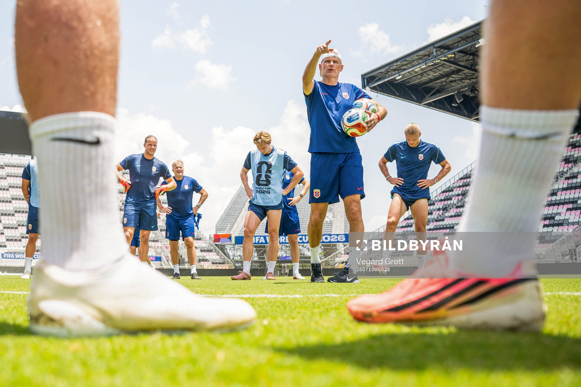 Head coach Ståle Solbakken of the Norwegian national