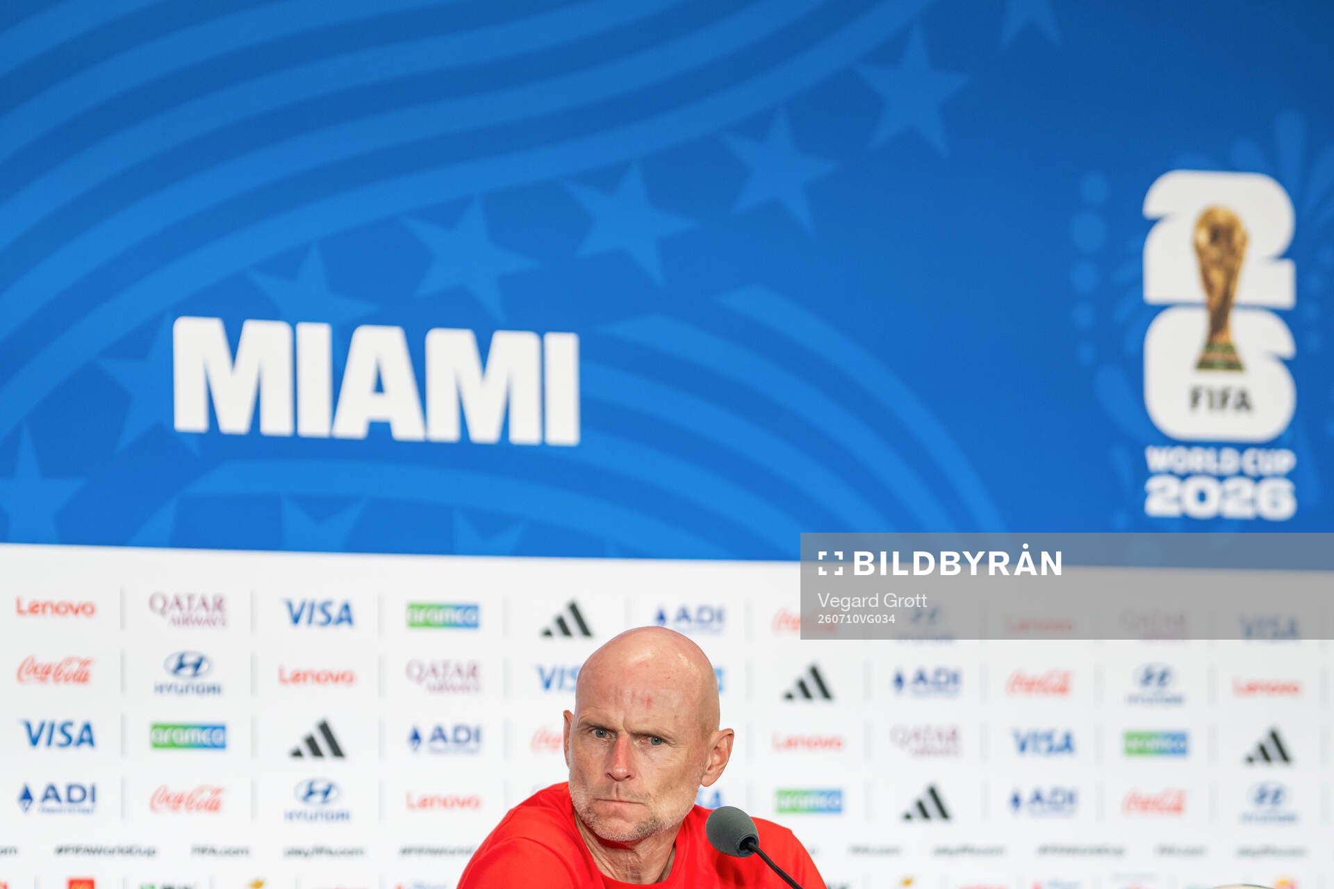 Ståle Solbakken, head coach of the Norwegian national