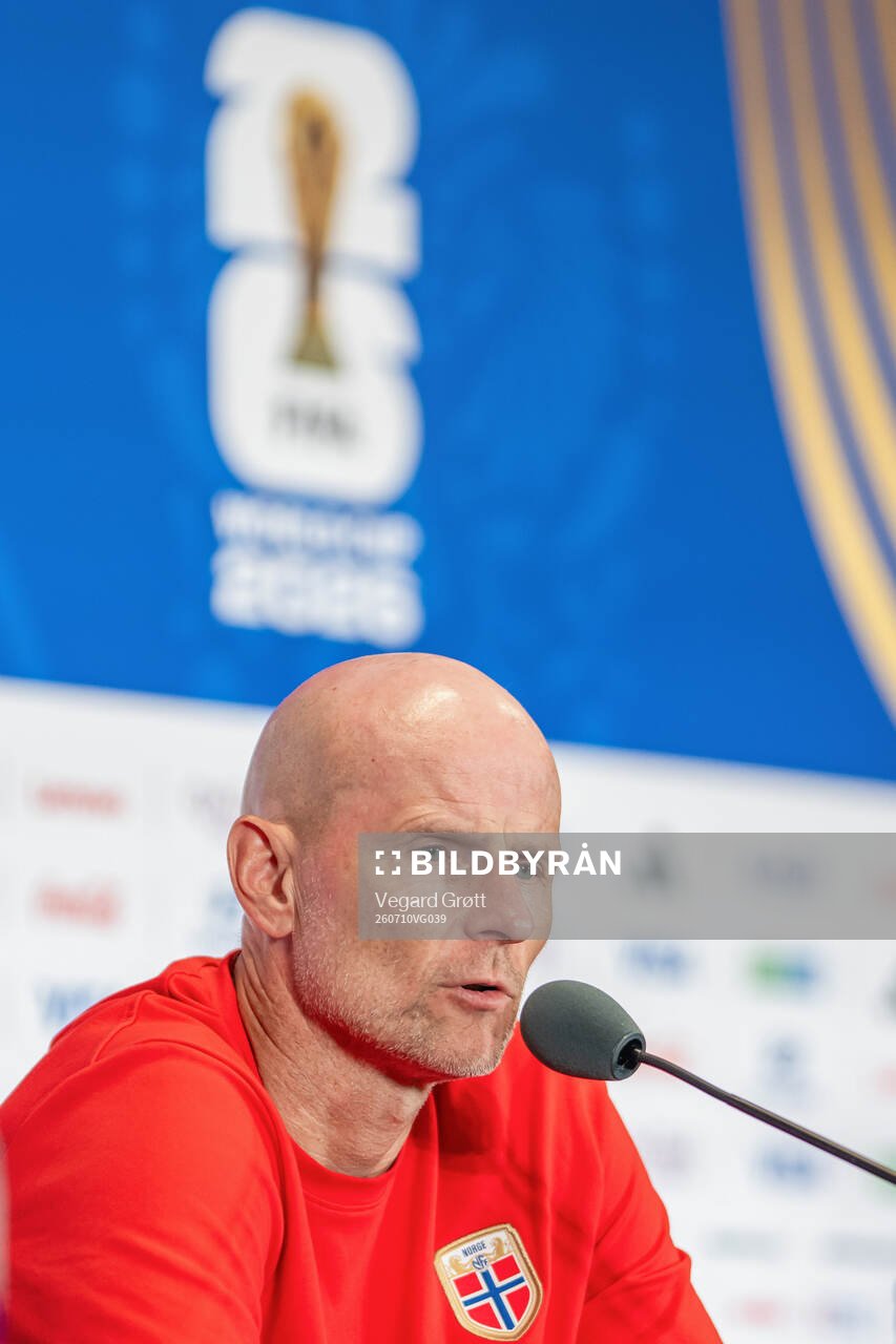 Ståle Solbakken, head coach of the Norwegian national