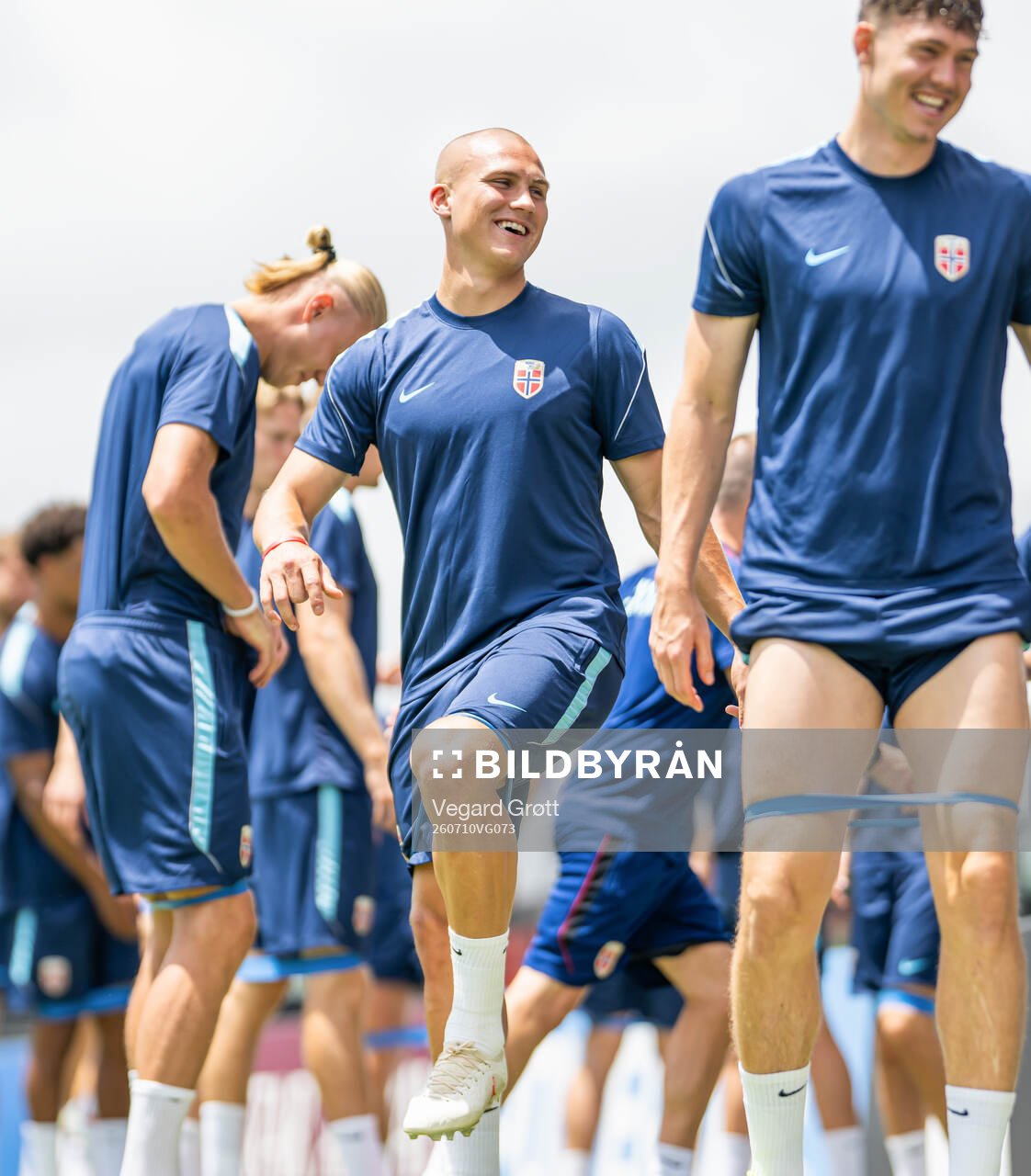Leo Østigård of the Norwegian national football team at a