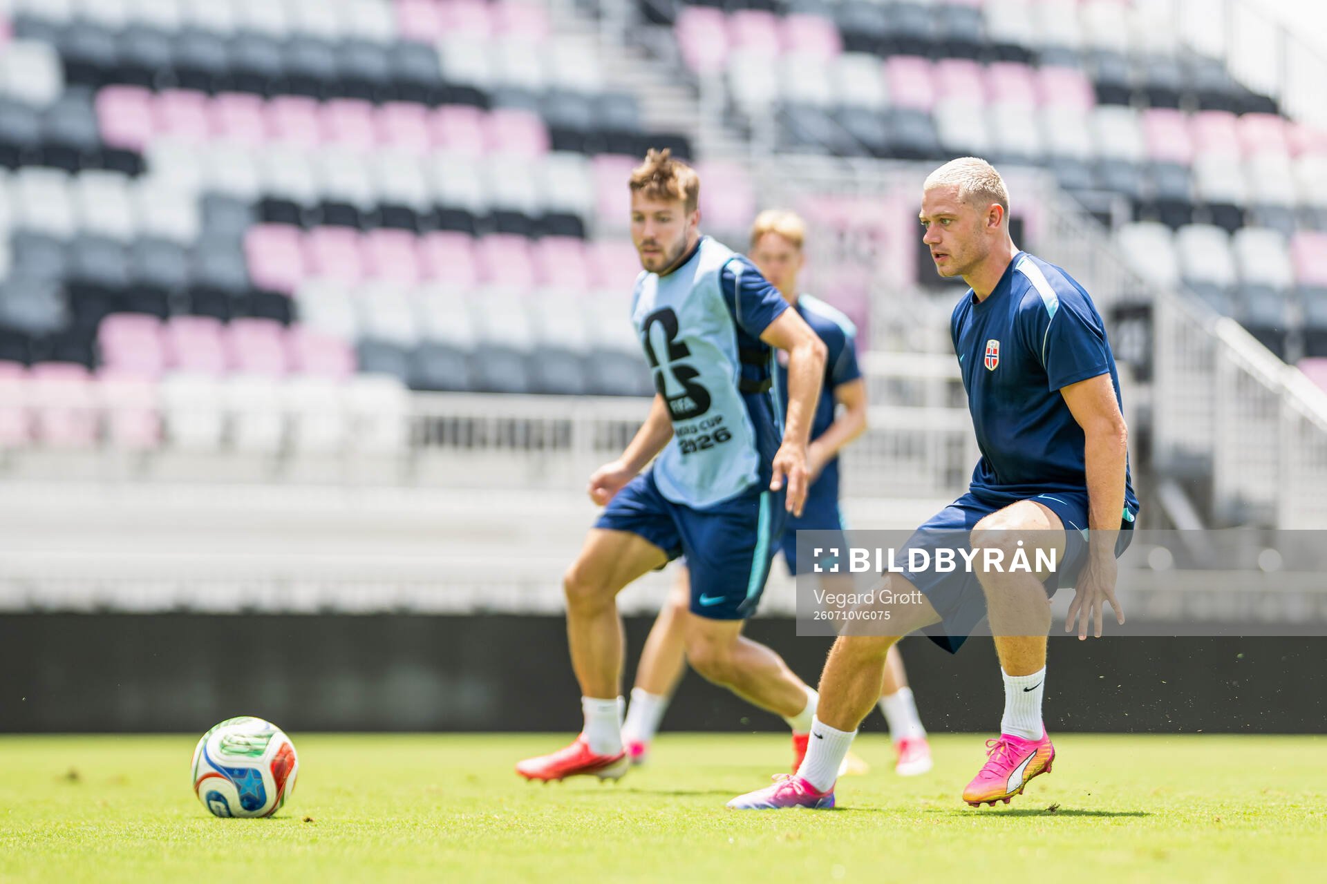 Julian Ryerson of the Norwegian national football team at a