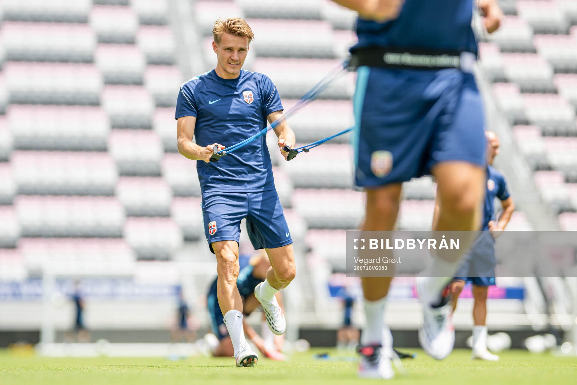 Martin Ødegaard of the Norwegian national football team at