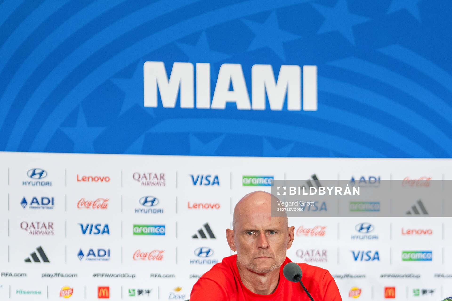 Ståle Solbakken, head coach of the Norwegian national