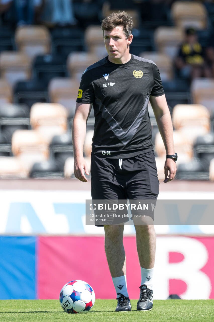 Mjällbys assisterande tränare Gerard Nash