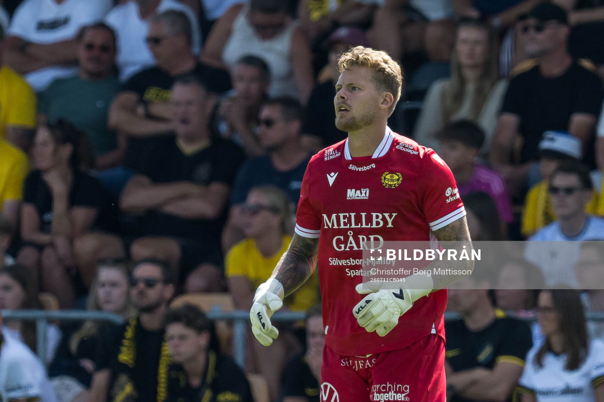 Mjällbys målvakt Robin Wallinder