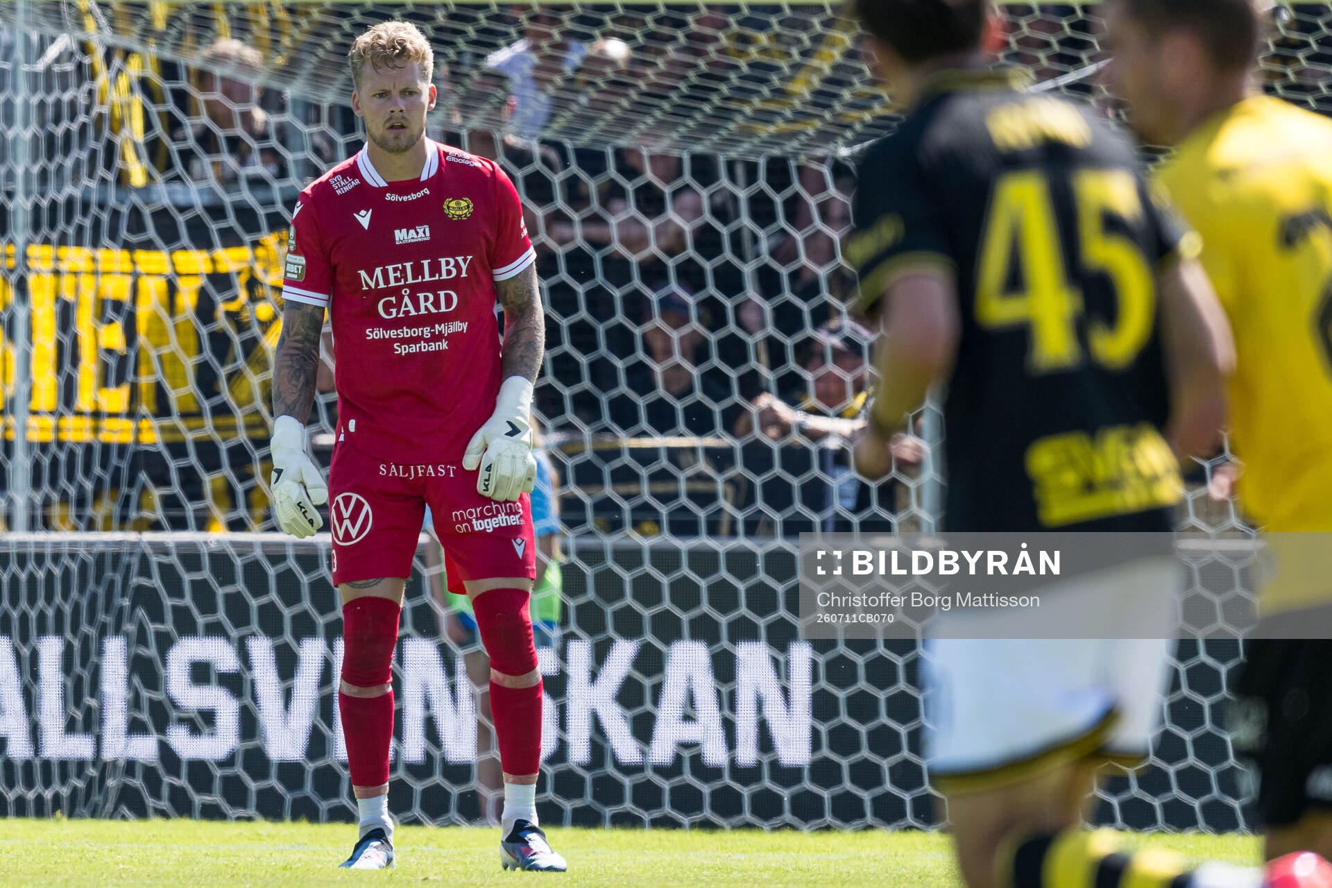 Mjällbys målvakt Robin Wallinder