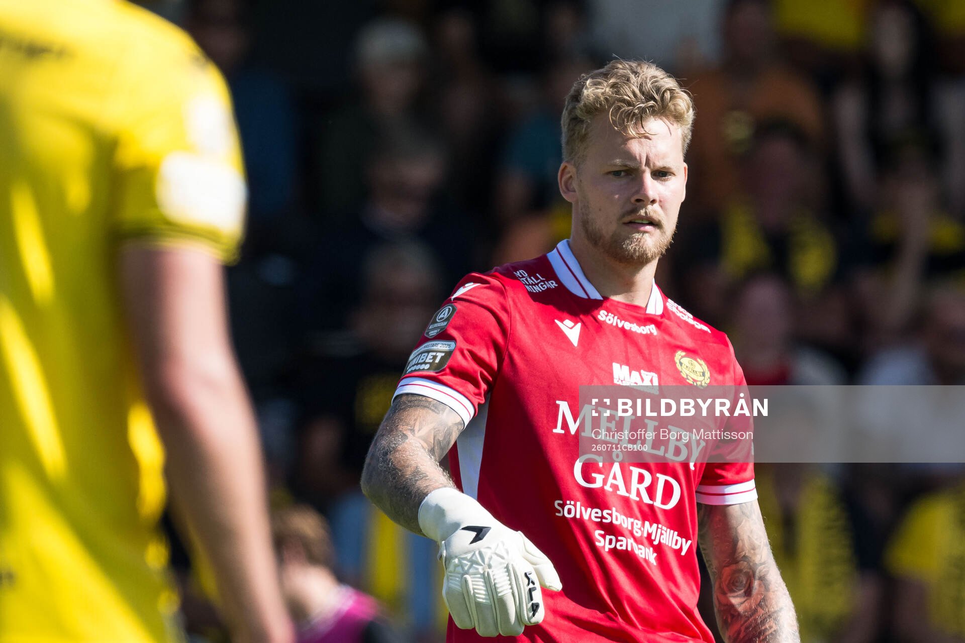 Mjällbys målvakt Robin Wallinder