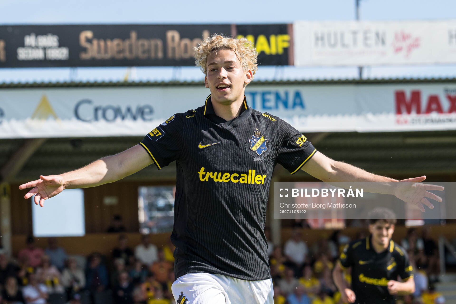 AIKs Victor Goncalves Andersson jublar