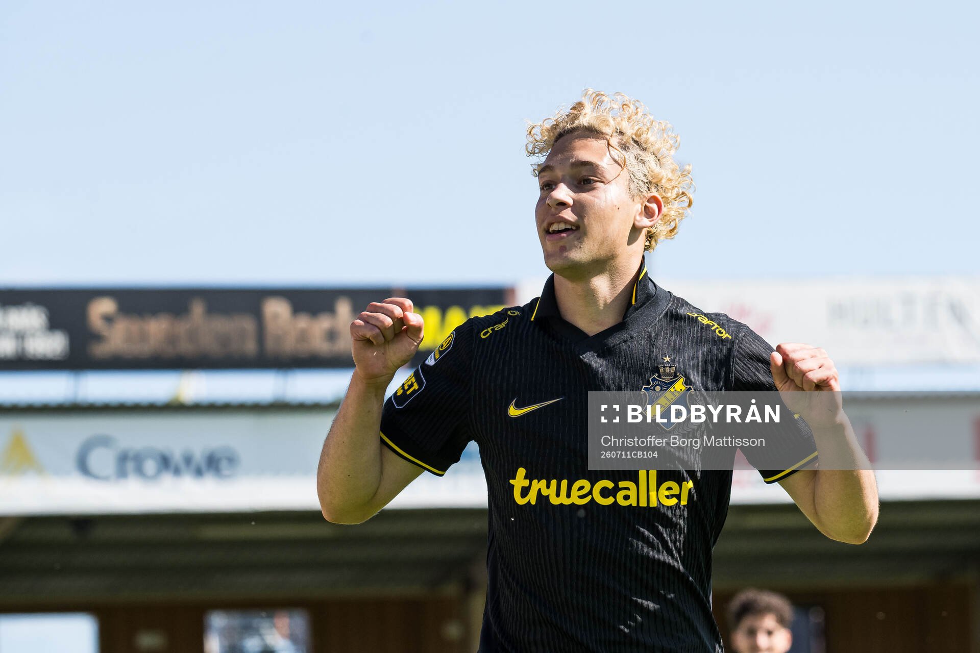 AIKs Victor Goncalves Andersson jublar