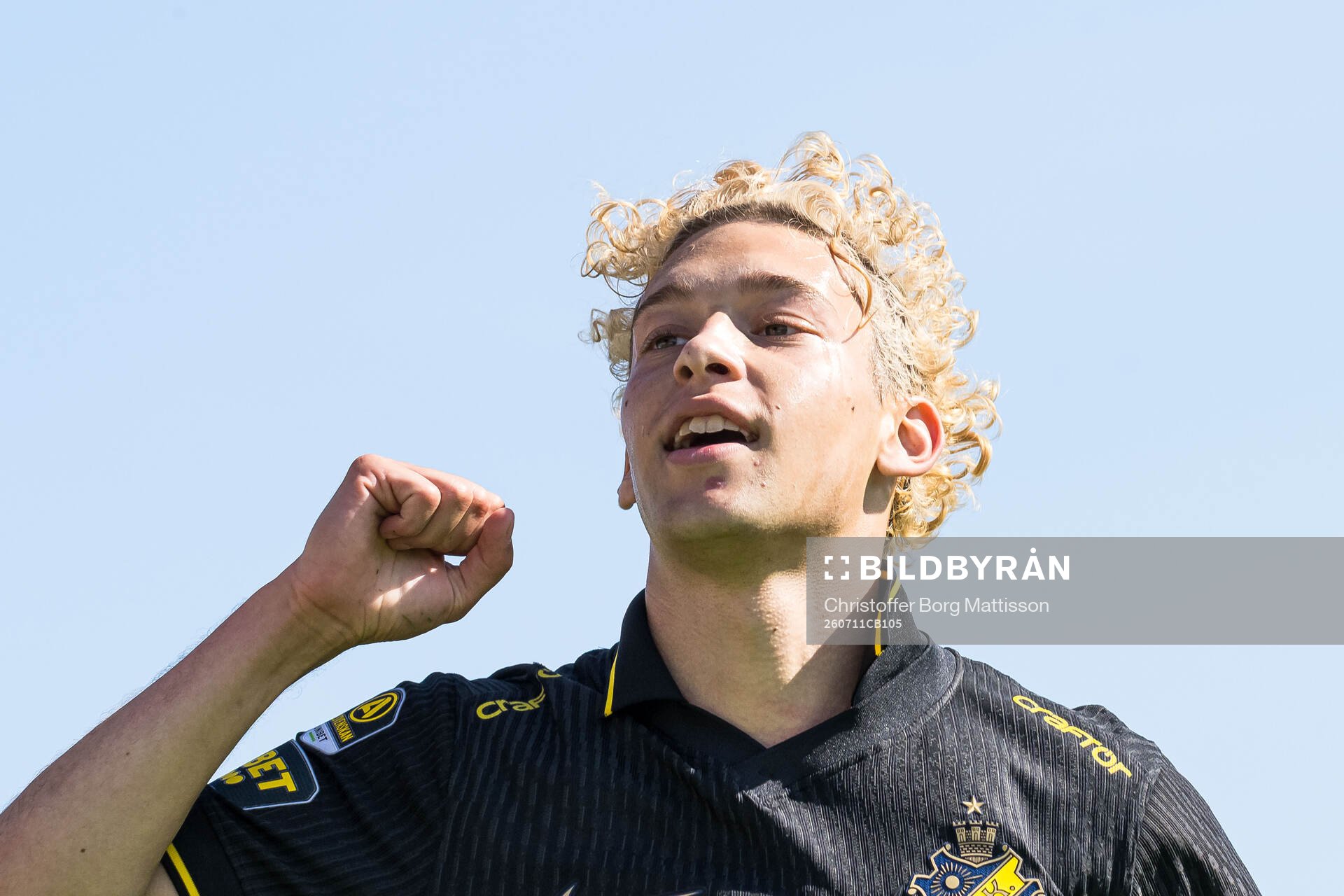 AIKs Victor Goncalves Andersson jublar