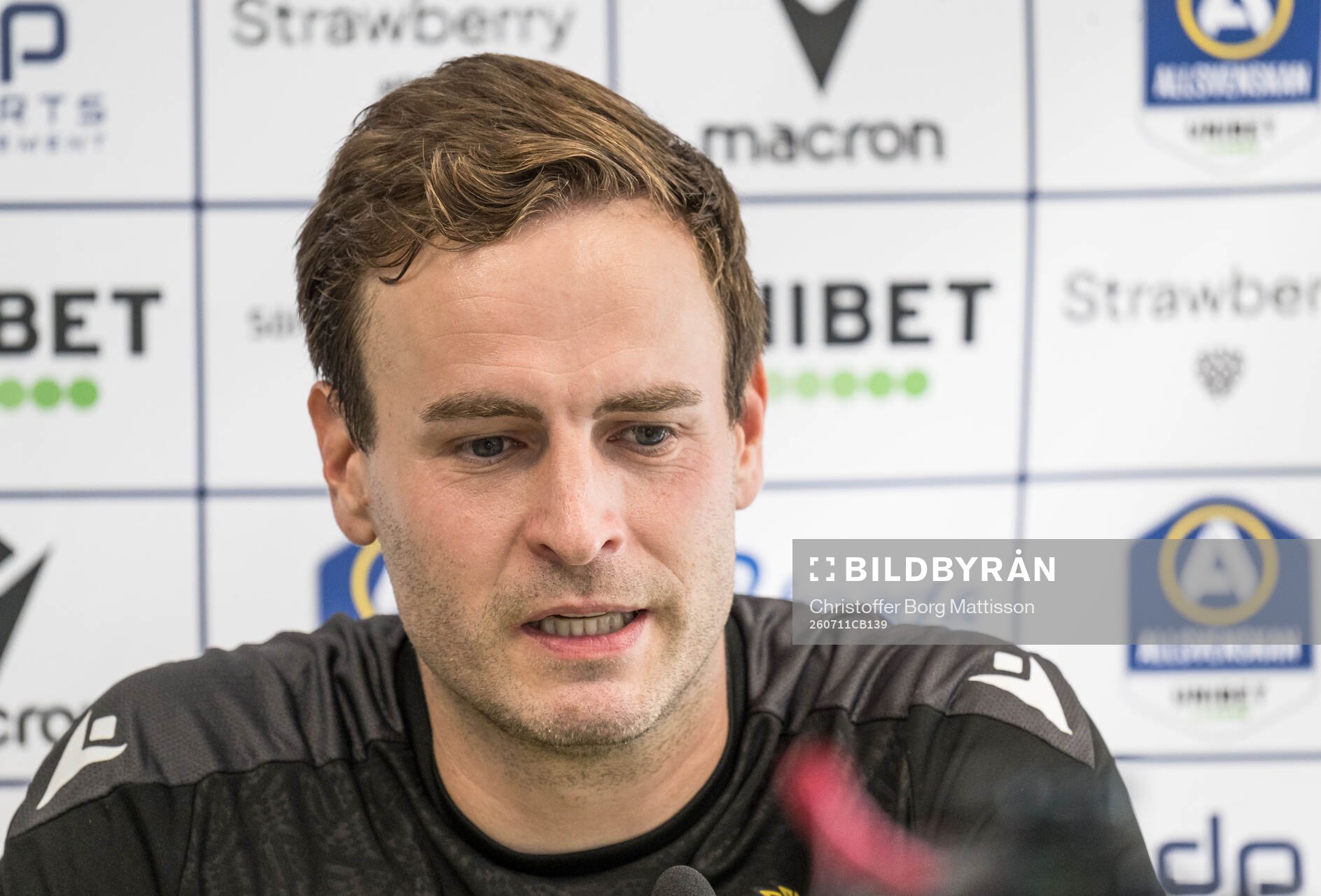 Mjällbys tränare Karl Marius Aksum