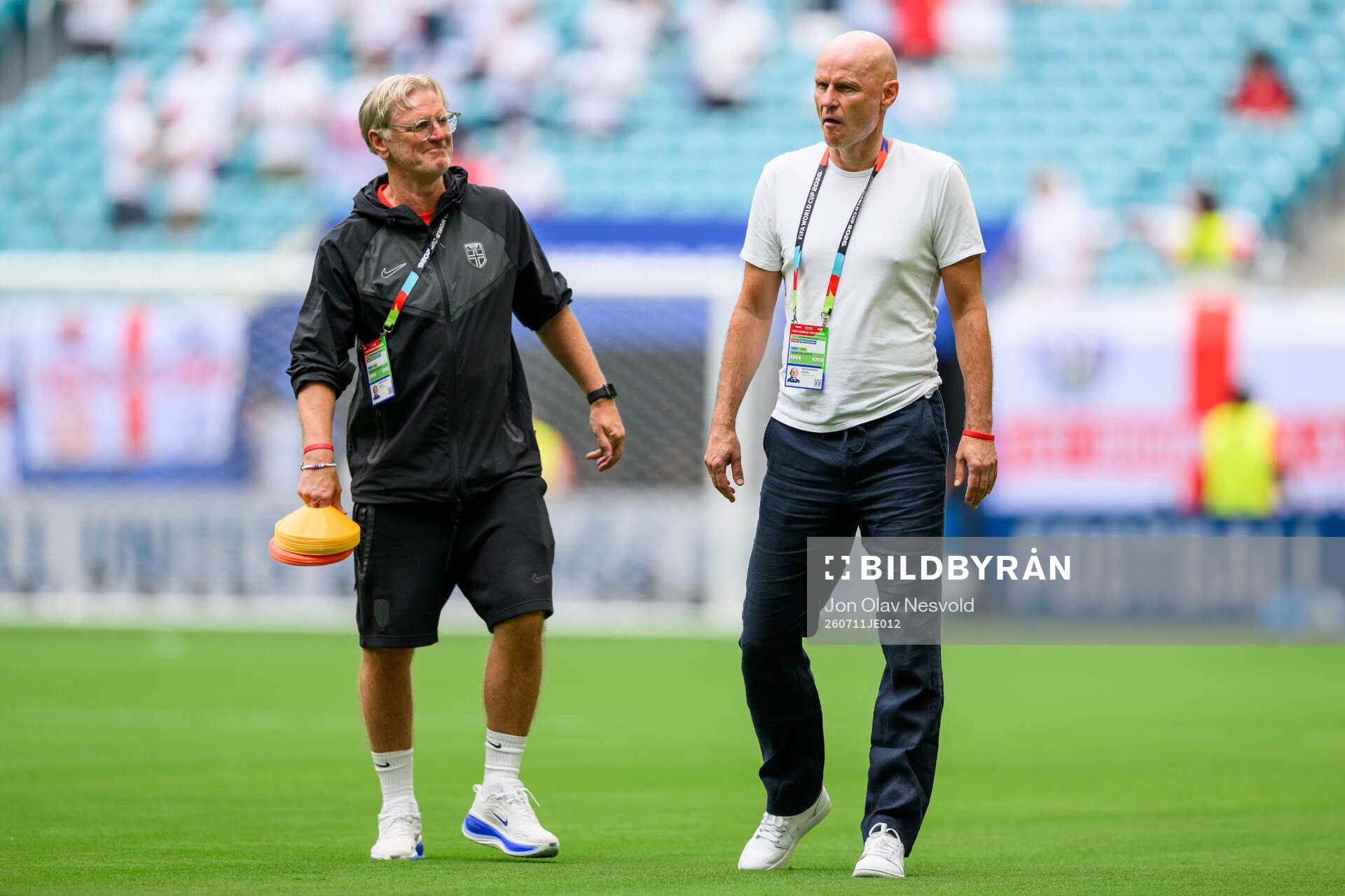 Kent Bergersen, assistant coach, and Head coach Ståle