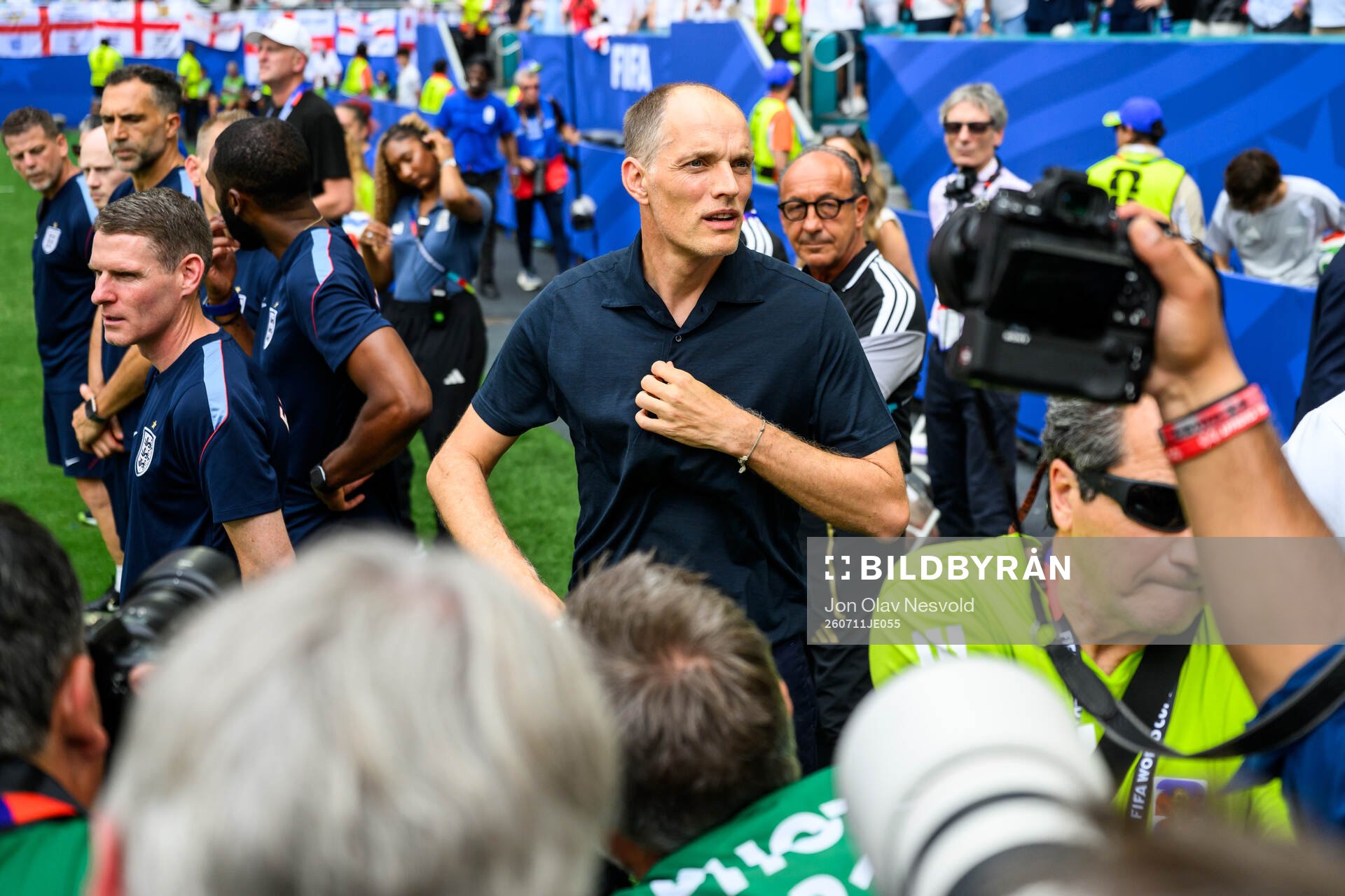 Head coach Thomas Tuchel of England
