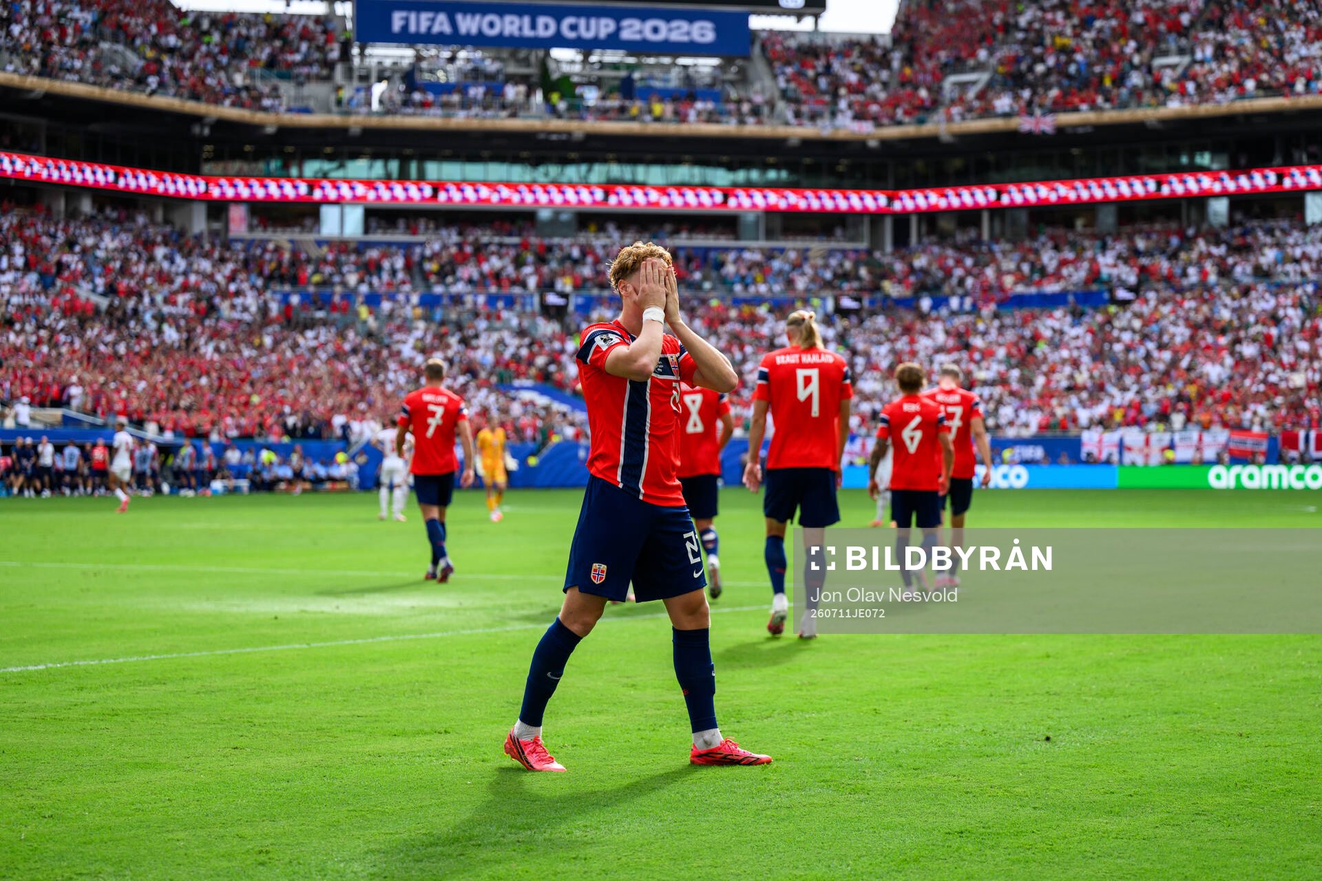 Andreas Schjelderup of Norway celebrates