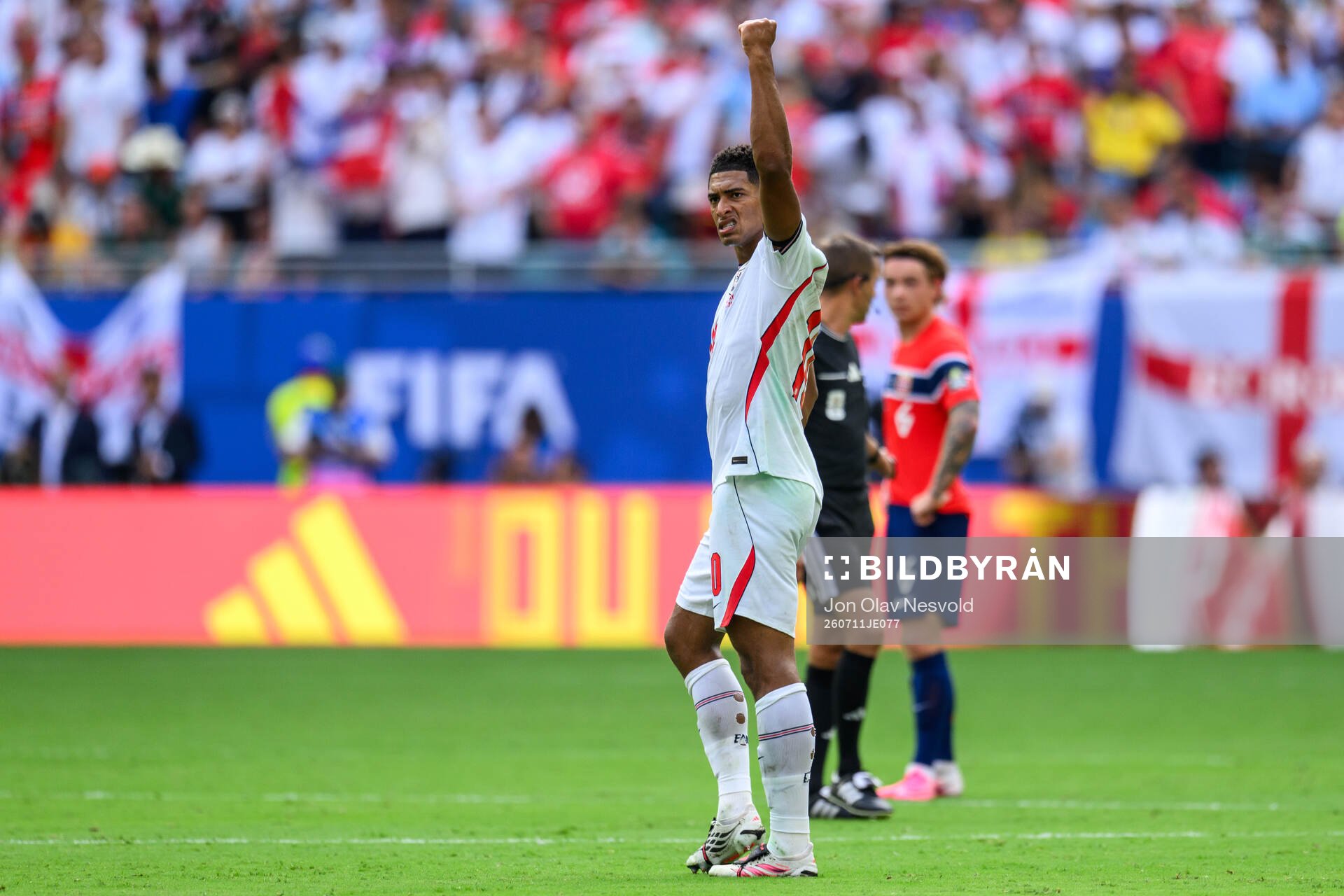 Jude Bellingham of England celebrates