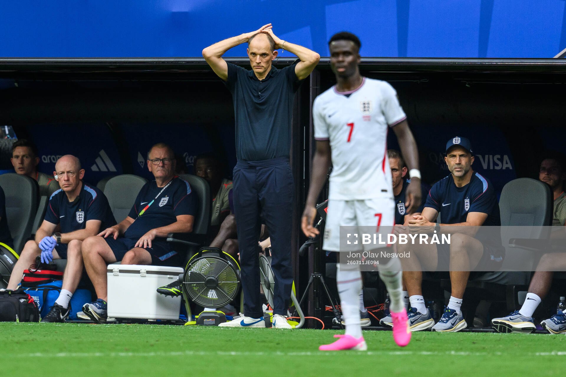 Head coach Thomas Tuchel of England