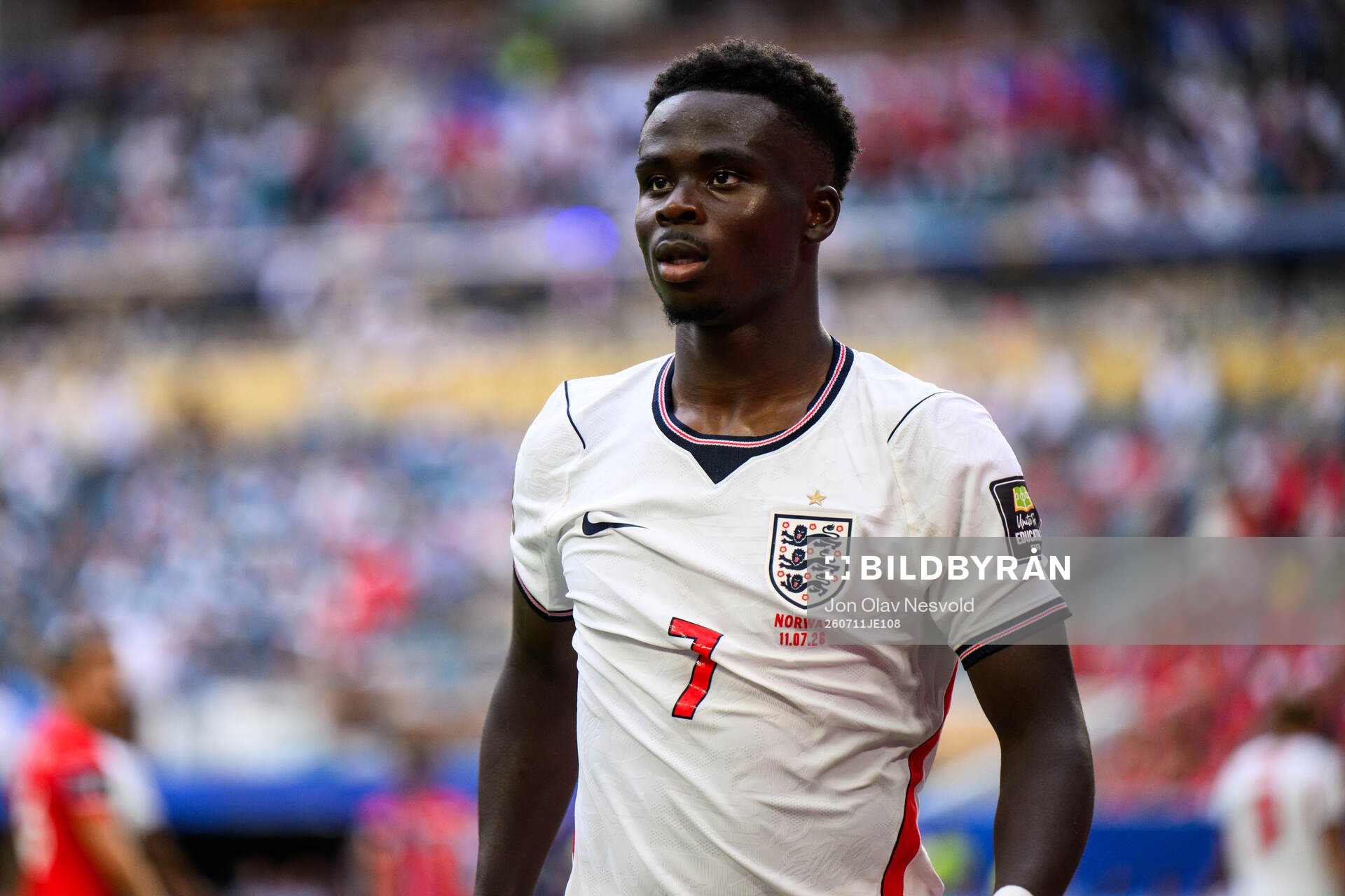 Bukayo Saka of England