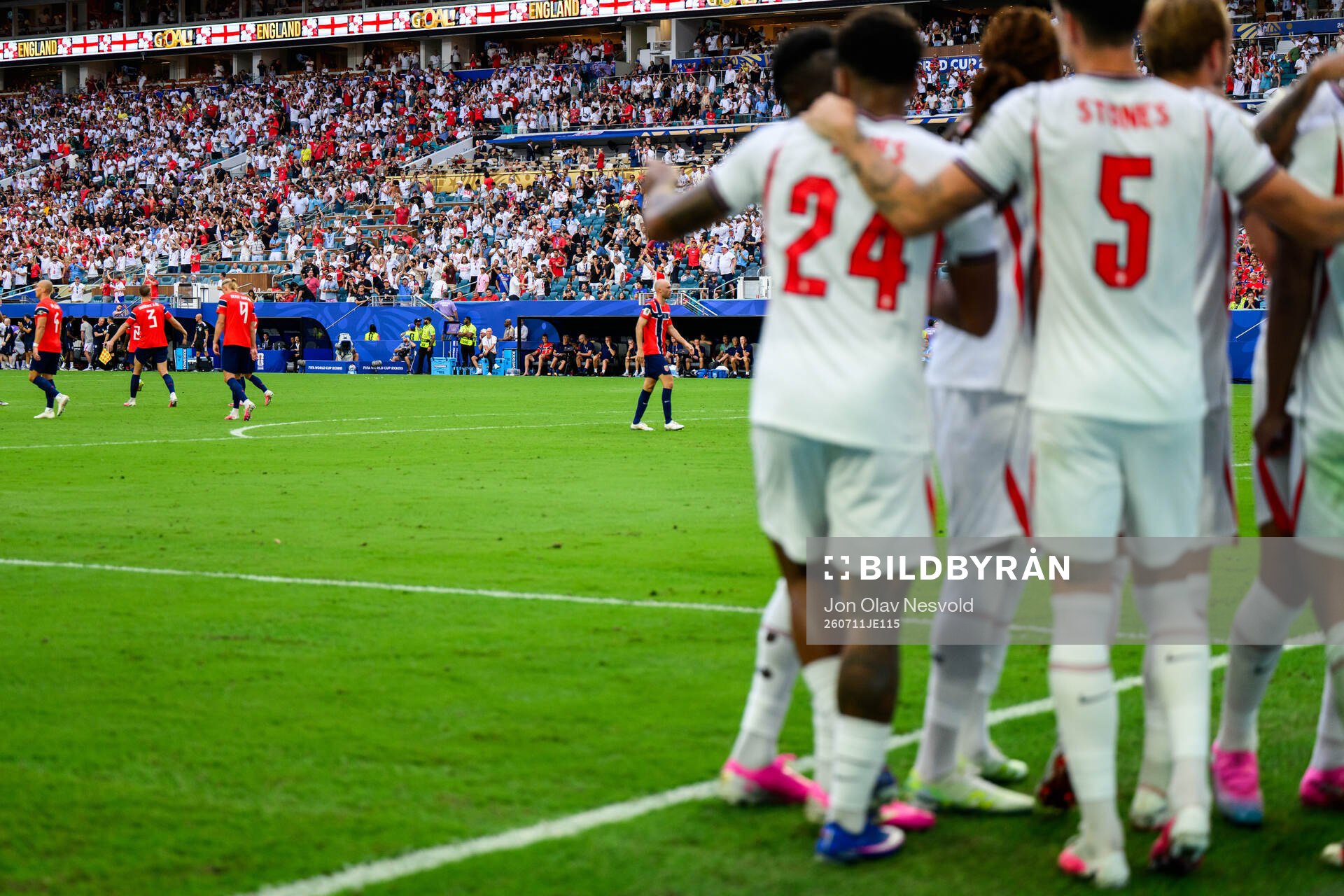 Players of Norway look dejected