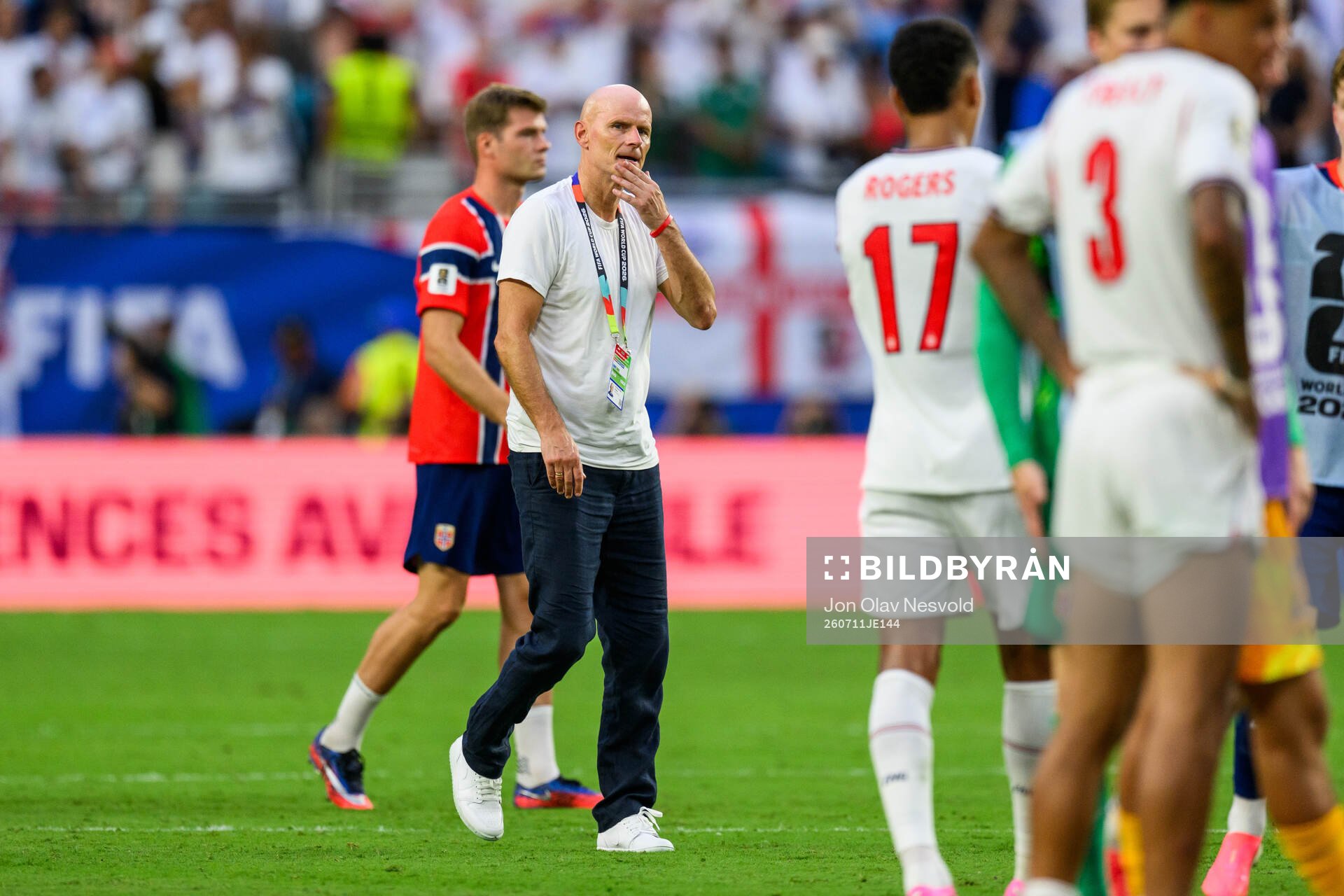 Head coach Ståle Solbakken of Norway