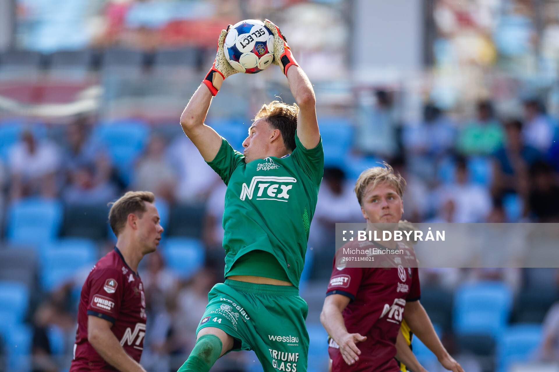 Örgrytes målvakt Hampus Gustafsson