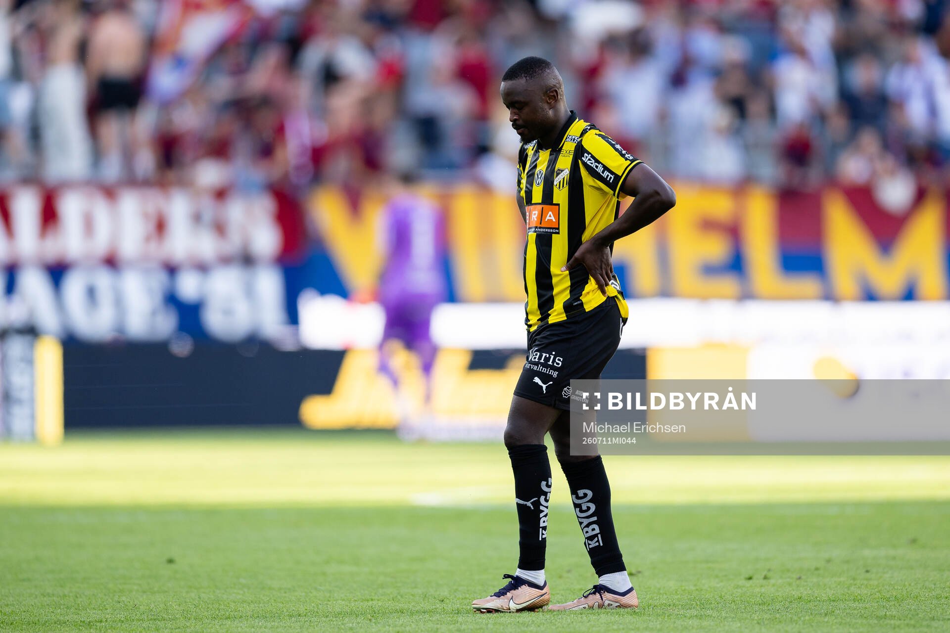 Häckens Brice Wembangomo deppar