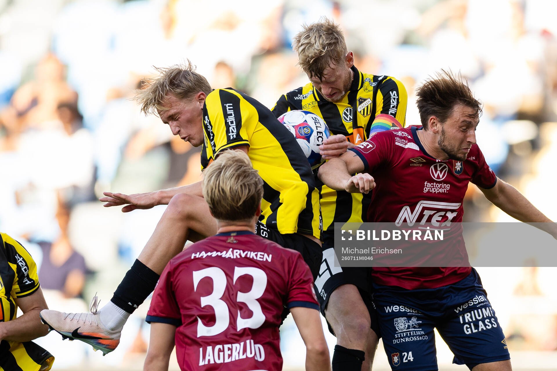 Häckens Olle Samuelsson och Filip Helander
