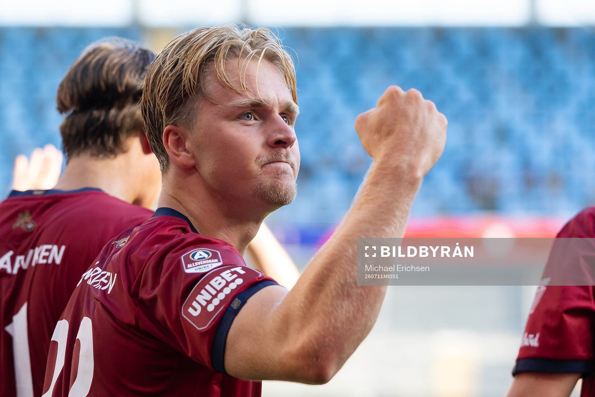 Örgrytes Sebastian Lagerlund jublar