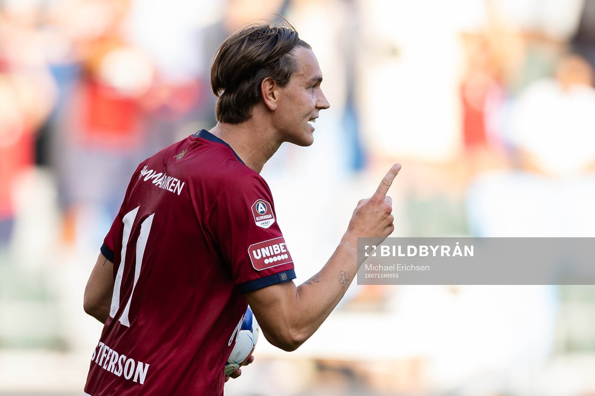 Örgrytes Noah Christoffersson jublar
