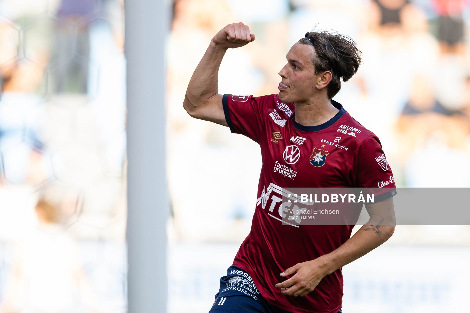 Örgrytes Noah Christoffersson jublar