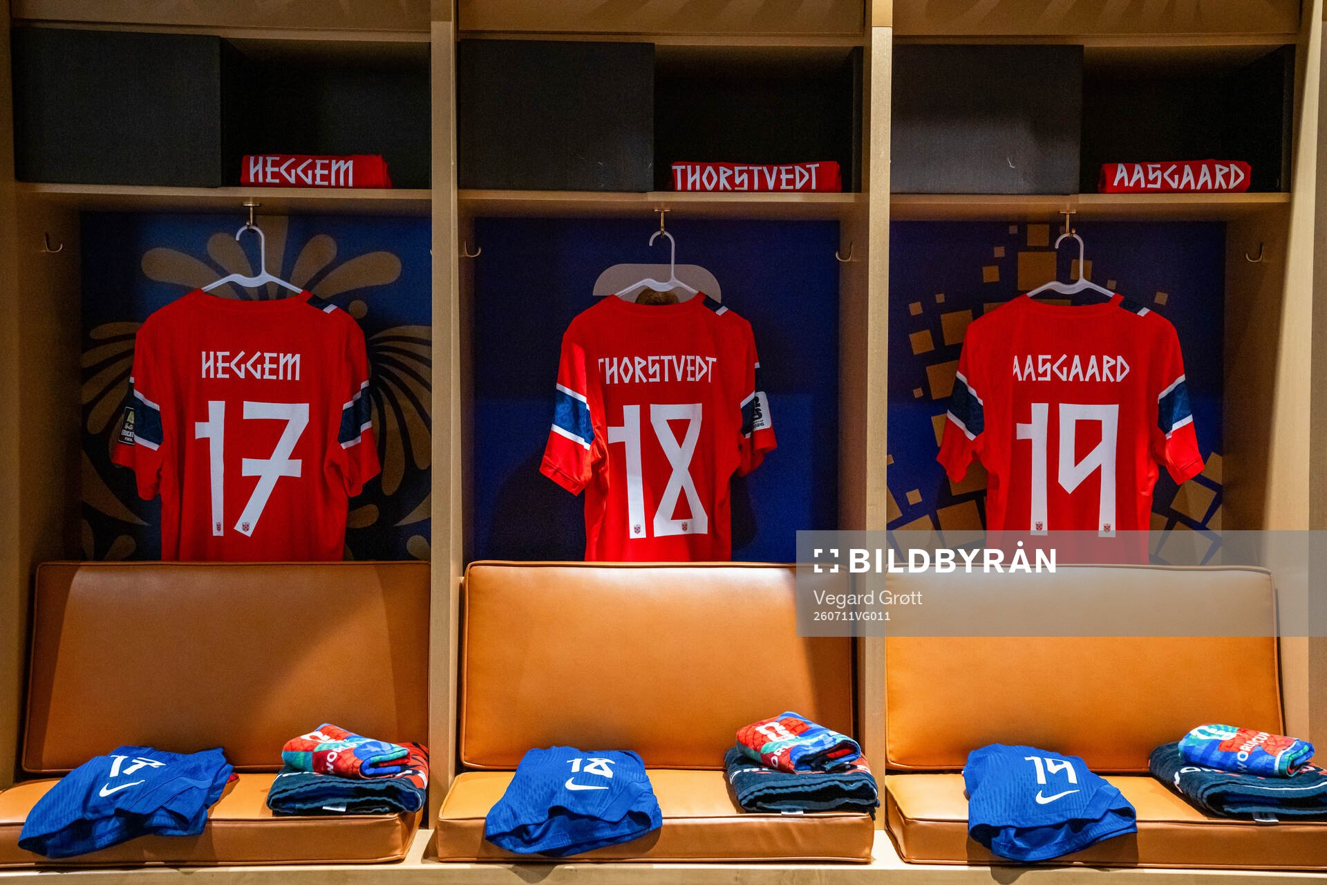 The kits of Torbjørn Lysaker Heggem, Kristian Thorstvedt
