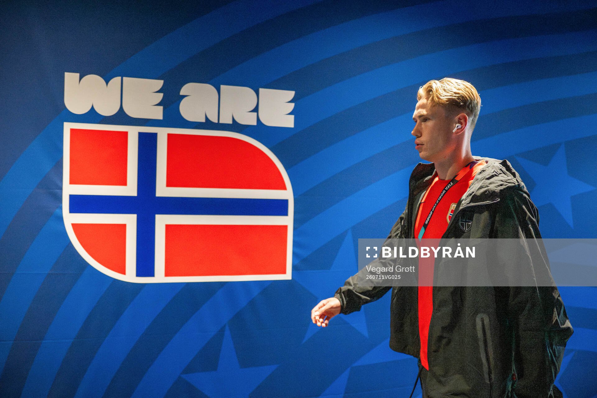 Torbjørn Lysaker Heggem of Norway arrives